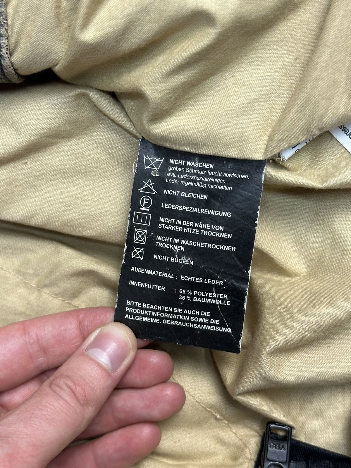 If Six Was Nine Vintage Racing Leather Jacket Biker Spirit Motors Y2K Size US L / EU 52-54 / 3 - 15 Thumbnail