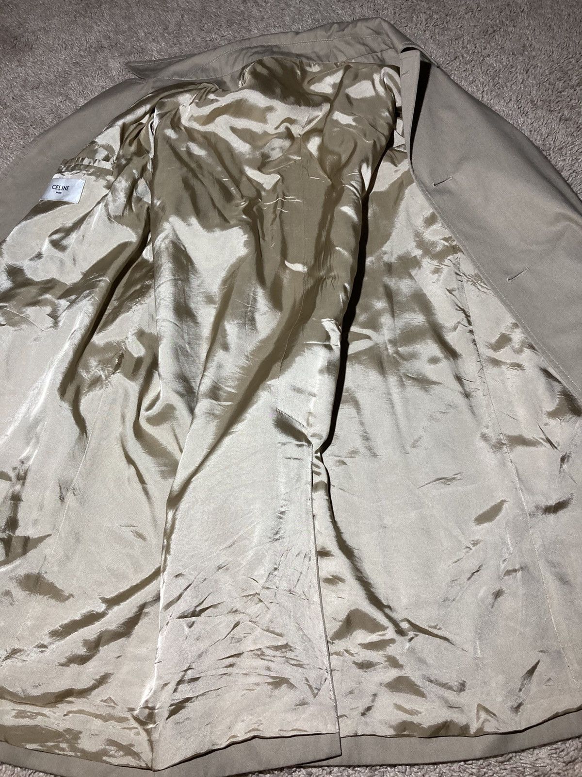Celine AW23 Celine 44 Mac Coat Raglan Tan Oversized 2023 Hedi Size US S / EU 44-46 / 1 - 3 Thumbnail