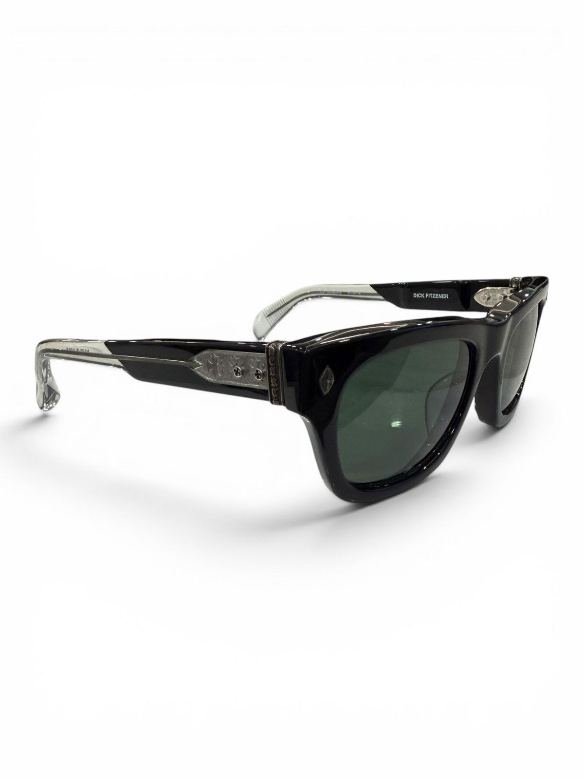 Chrome Hearts Chrome Hearts Dick Fitzener Smoke/Black Sunglasses Size ONE SIZE - 4 Thumbnail