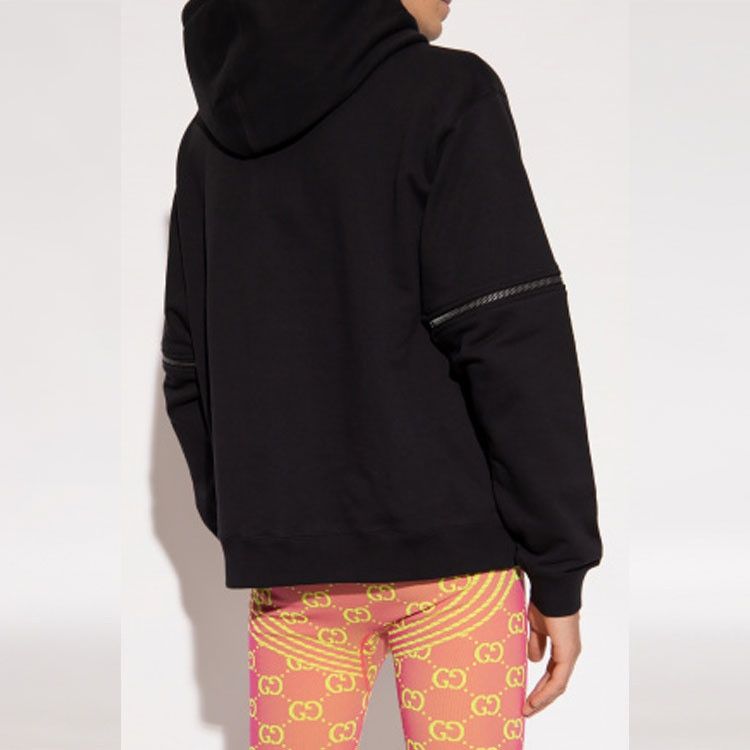 Gucci o1mt1gz0725 Sunset Sweatshirt Hoodie With Removable Sleeves Size US XS / EU 42 / 0 - 5 Thumbnail