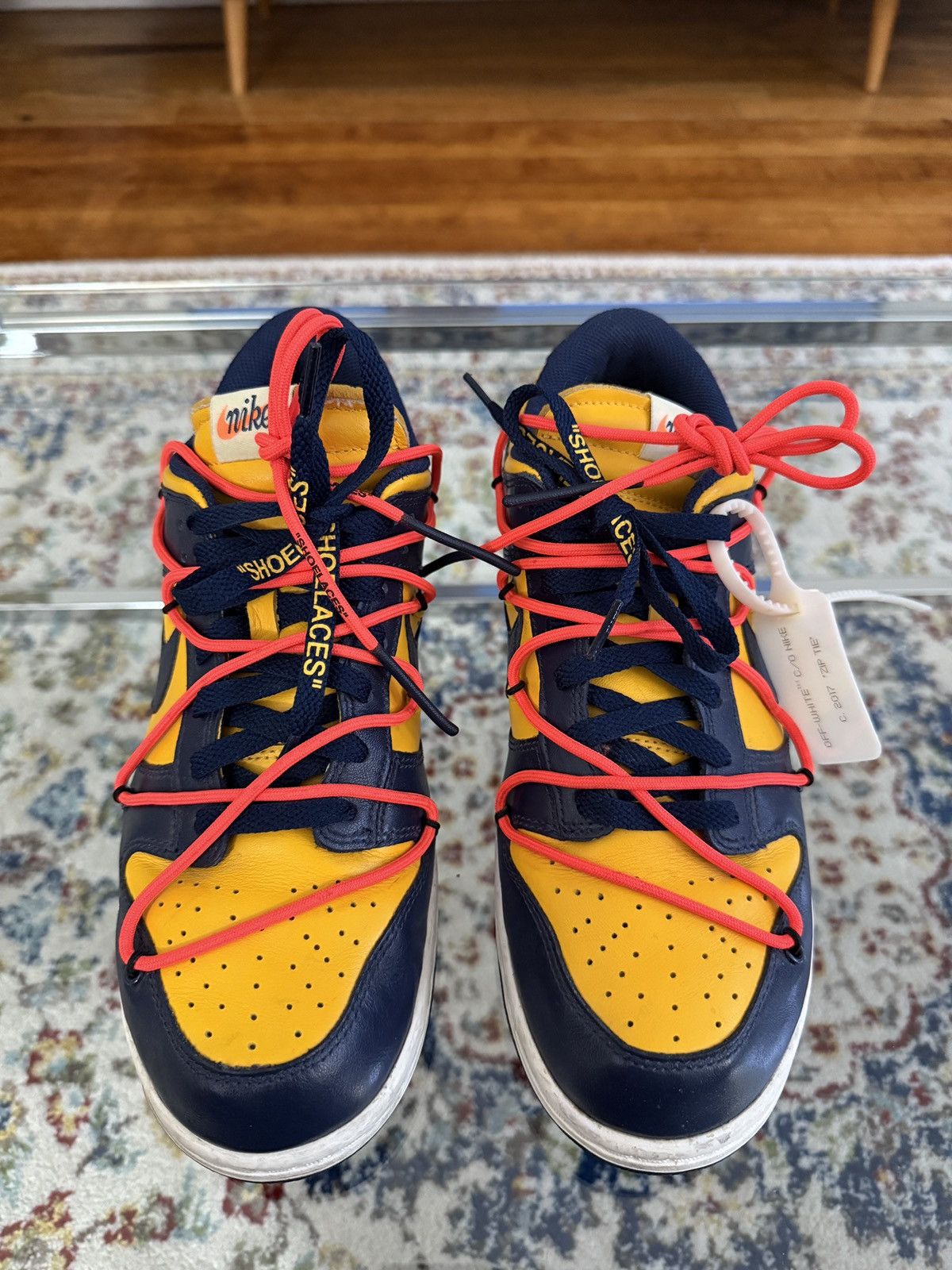 Nike × Off-White Nike x Off White Dunk Low Michigan Size US 10 / EU 43 - 1 Thumbnail