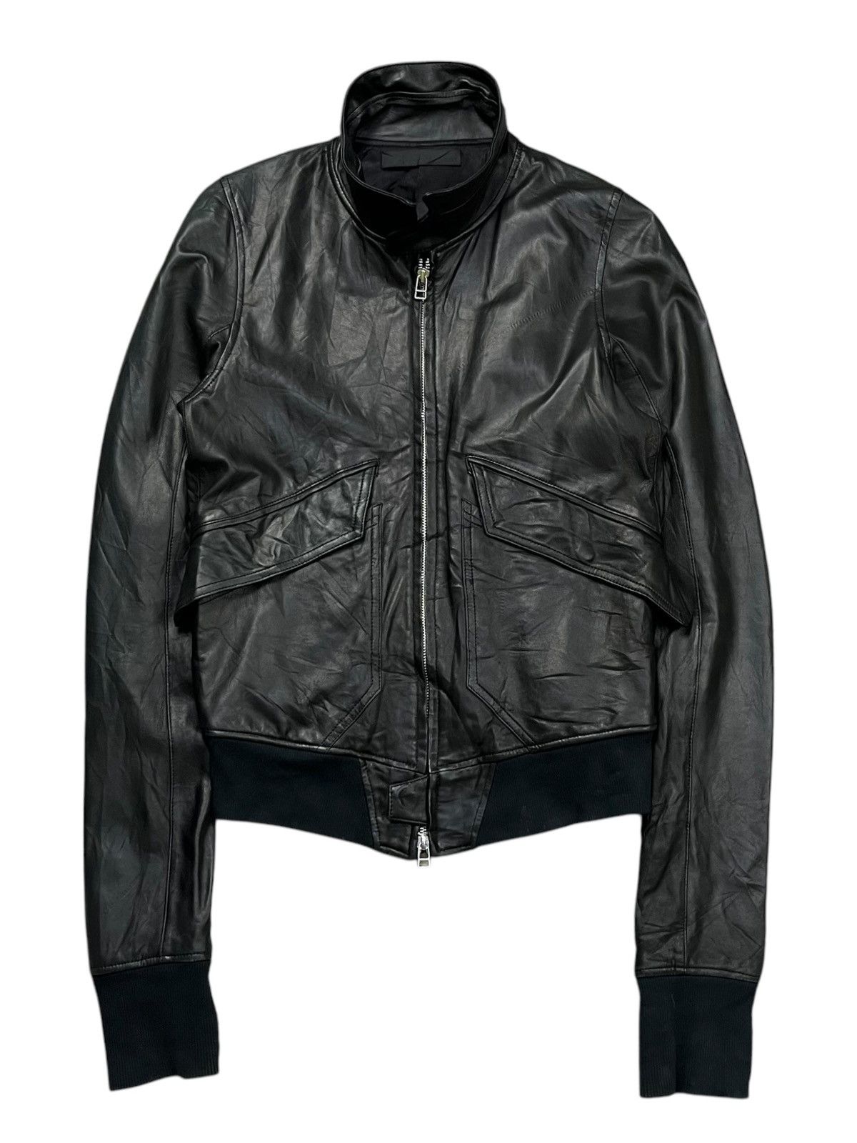 EKAM - Extra Long Sleeve Leather Jacket