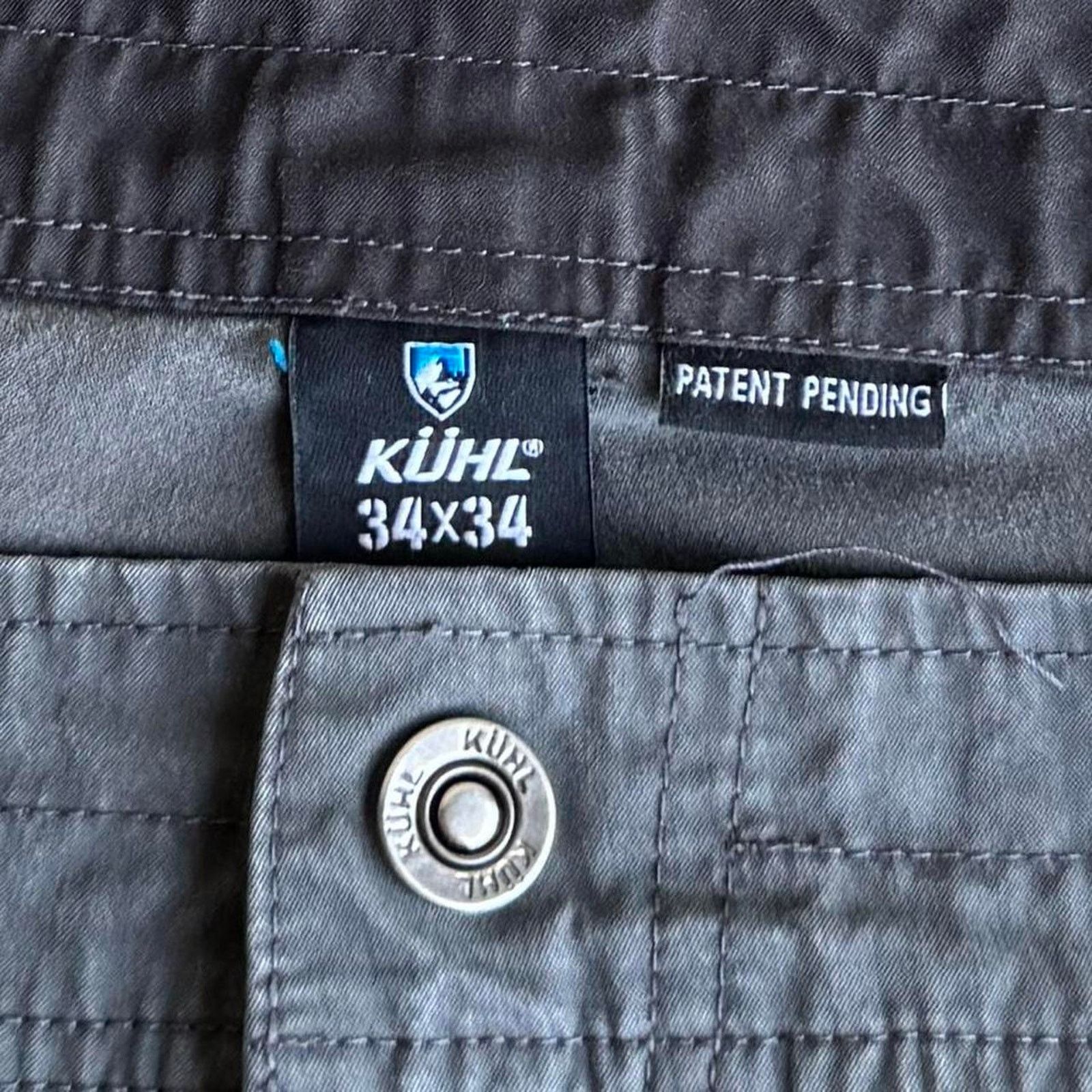 Kuhl × Vintage Kuhl Tonal Grey Technical Skater Grunge Y2K Unique Pants Size US 34 / EU 50 - 3 Thumbnail