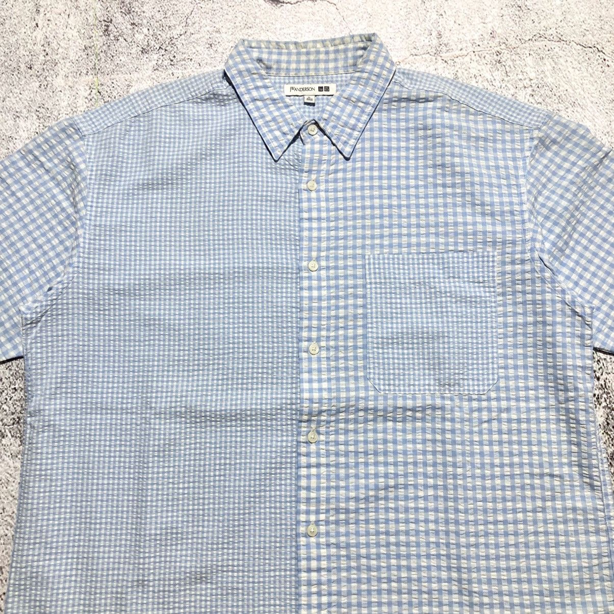 Japanese Brand Uniqlo X JW Anderson Square Motif Button Up Shirt Designer Size US XXL / EU 58 / 5 - 2 Thumbnail