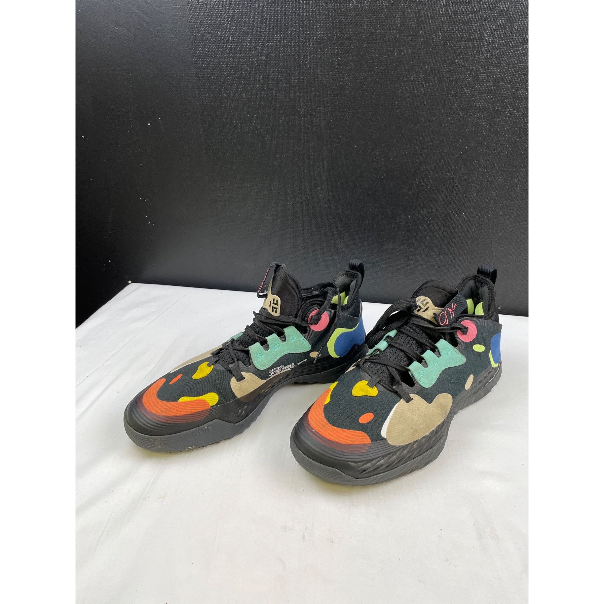 Adidas Adidas Men's Harden Black Multi Vol#5 Sneakers/Shoes SIze 12 Size US 12 / EU 45 - 2 Thumbnail