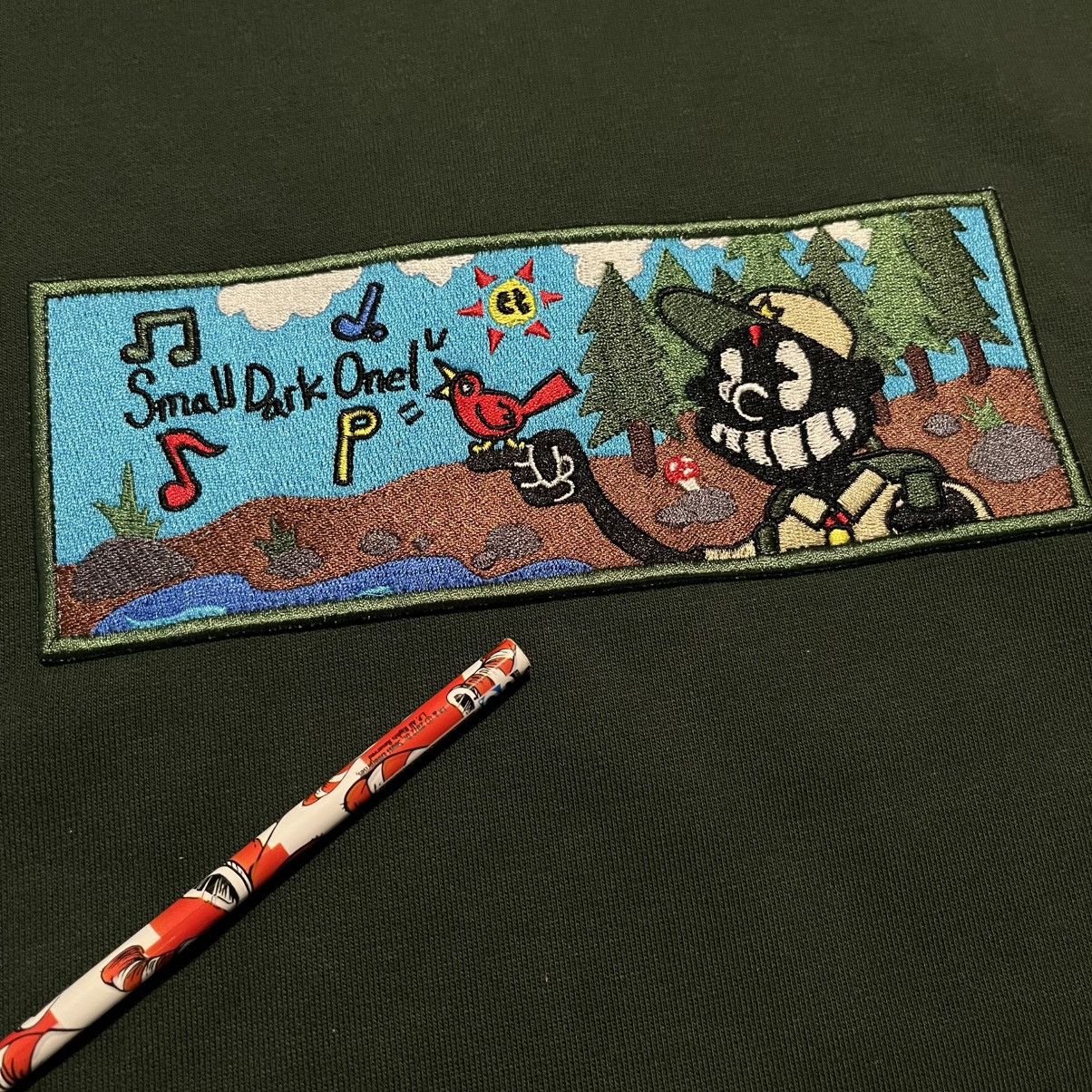 Plague Boulevard New Lil Darkie Small Dark One Embroidered Wilderness Hoodie Size US S / EU 44-46 / 1 - 2 Thumbnail
