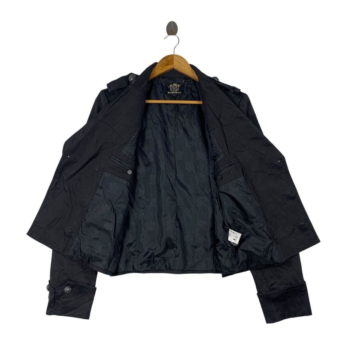 Knightsbridge KNIGHT BRIDGE Skull Japanese Brand Backhit Logo Coat Jacket Size S / US 4 / IT 40 - 3 Thumbnail