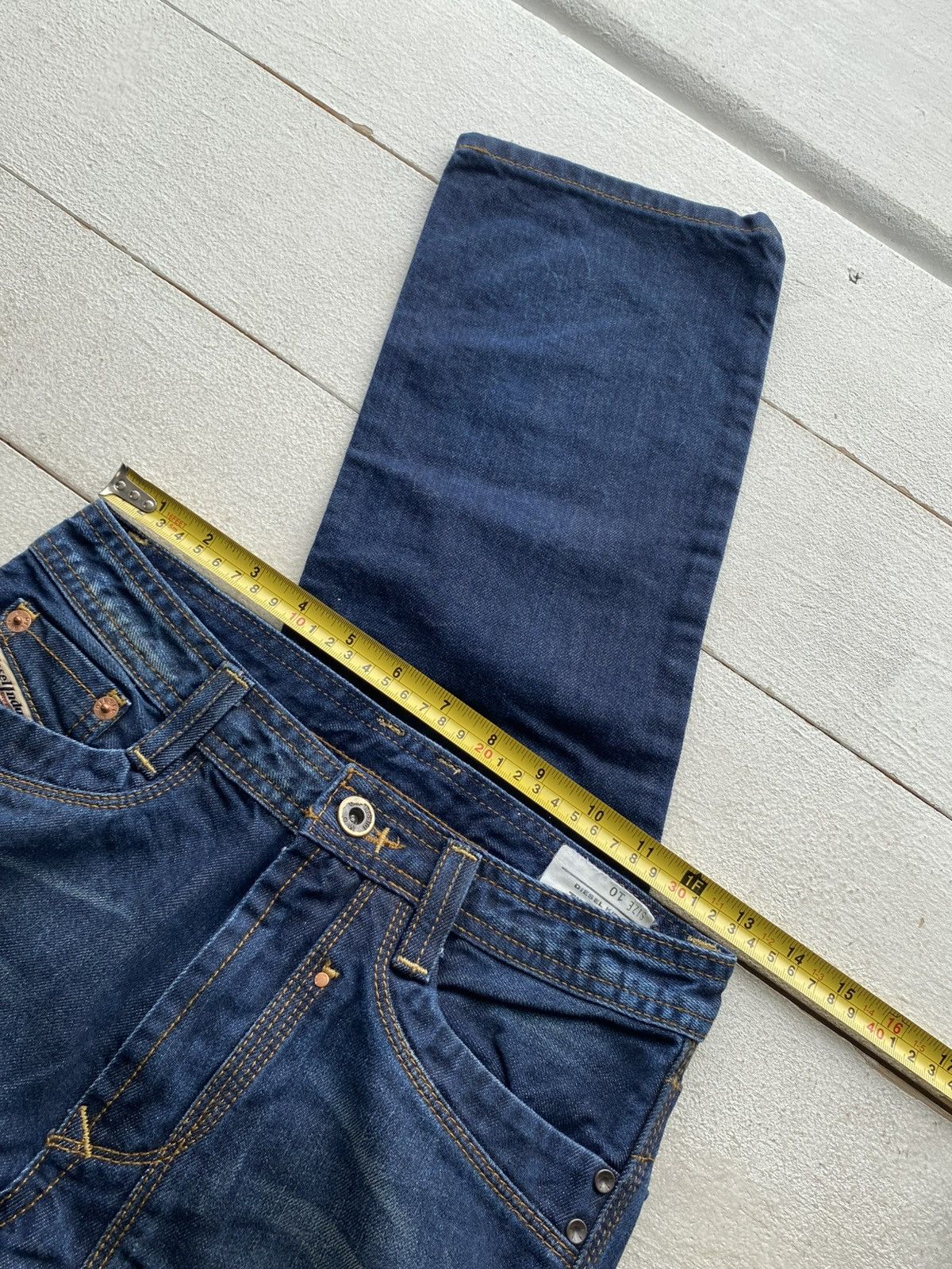 Diesel Diesel Timmen J Junior Jeans Dark Wash Fit 10 / XS size Size 26" / US 2 / IT 38 - 11 Thumbnail