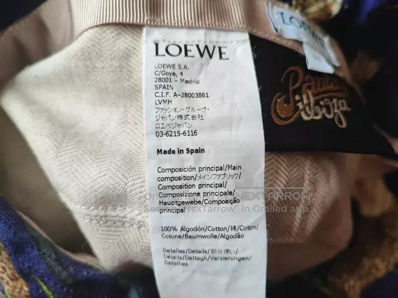 Loewe Loewe size 59 Fisherman Hat, Mermaid Print Ribbon, Size 59 Size ONE SIZE - 7 Thumbnail