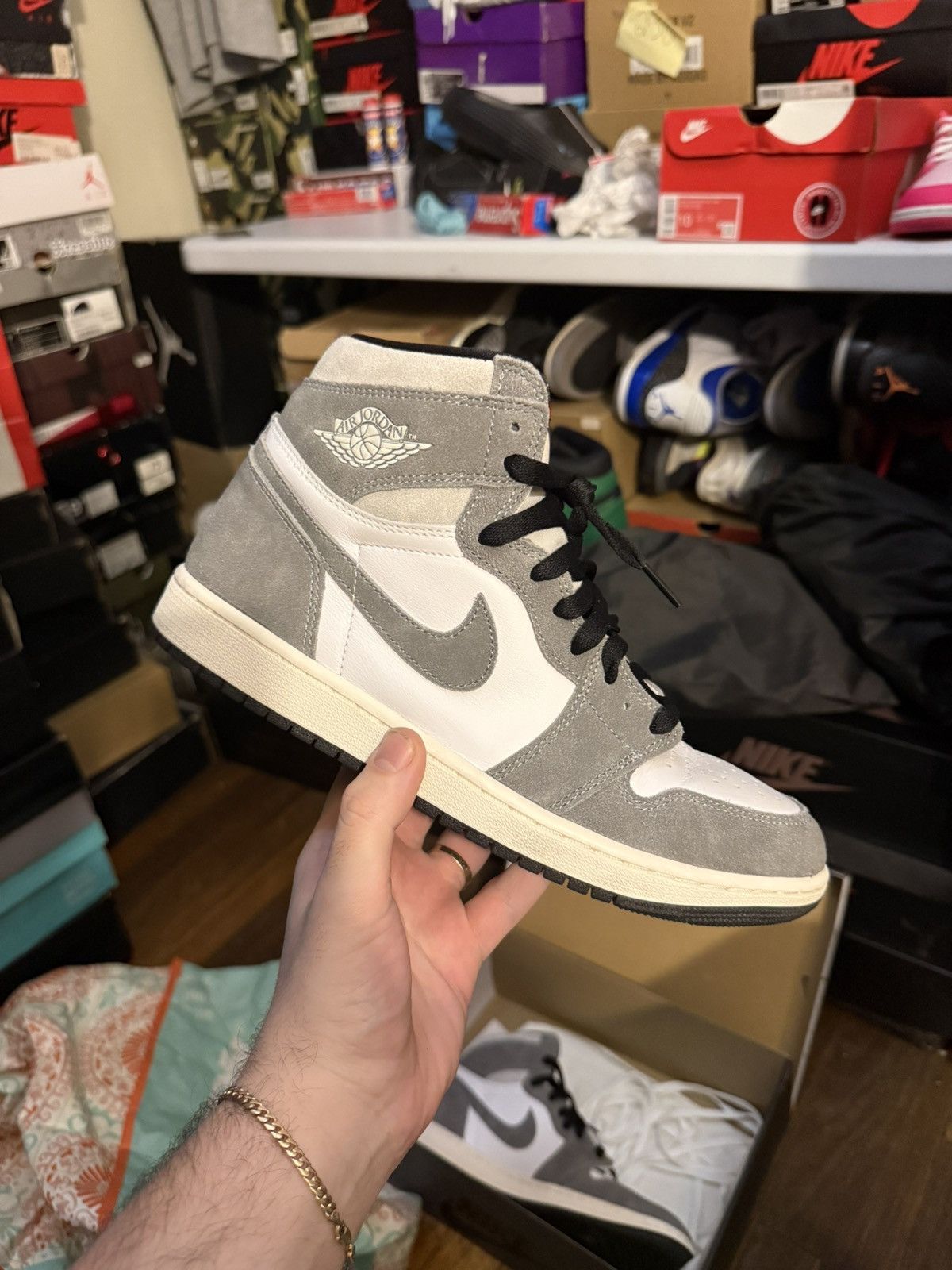 Jordan Brand Jordan retro 1 high washed black sz 9.5 Size US 9.5 / EU 42-43 - 1 Thumbnail