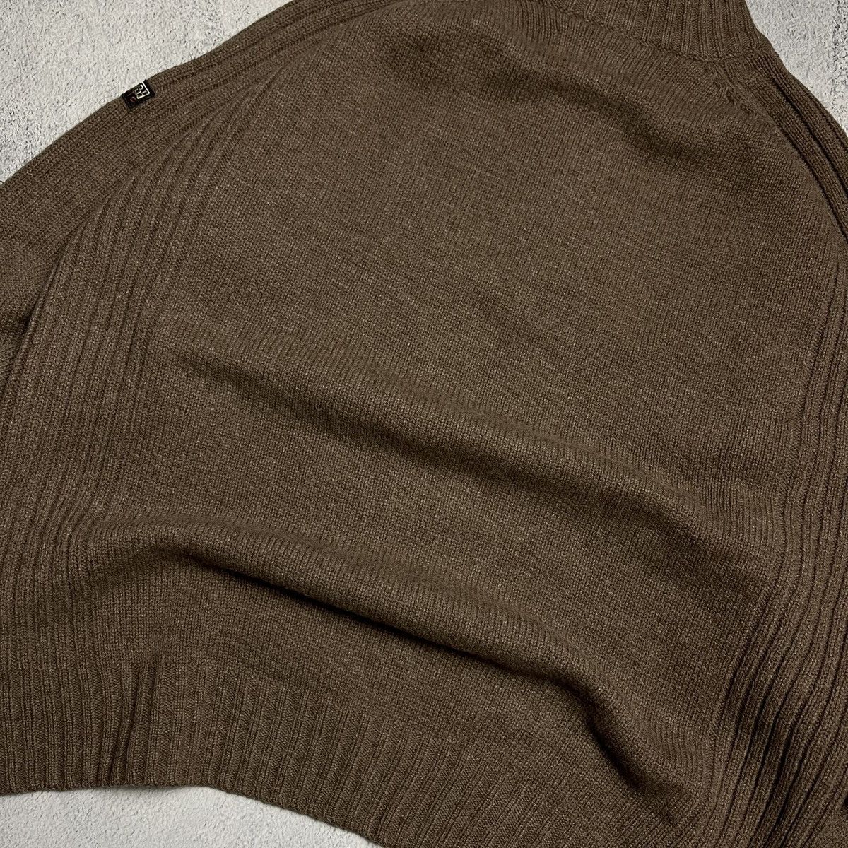 Napapijri × Vintage Vintage Napapijri Geographic knit zip sweater outdoor Size US XL / EU 56 / 4 - 7 Thumbnail