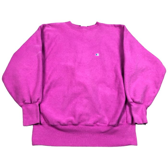 Vintage Champion Reverse Weave Vintage 90s Magenta Sweatshirt