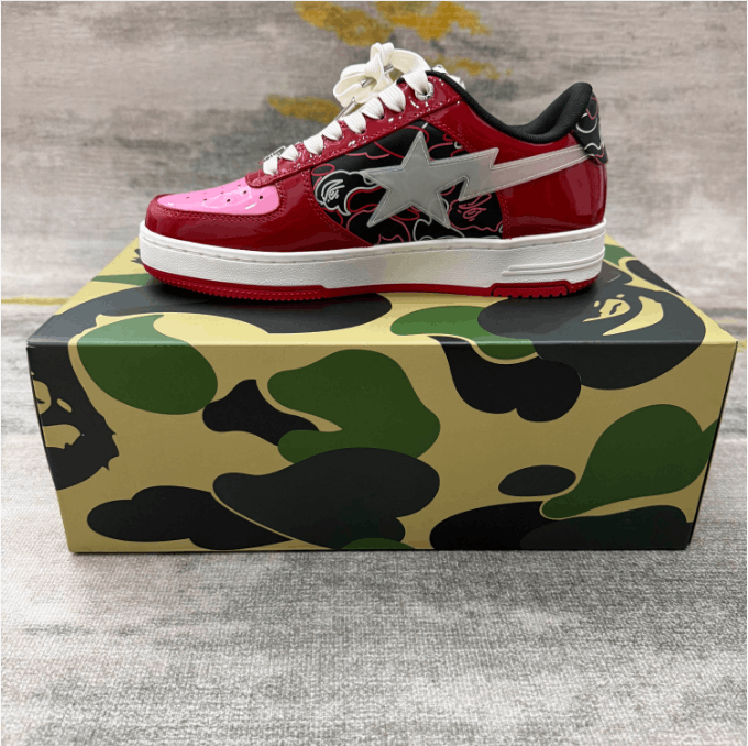 Bape ABATHINGAPE low cut board shoes for men Size US 8 / EU 41 - 5 Thumbnail