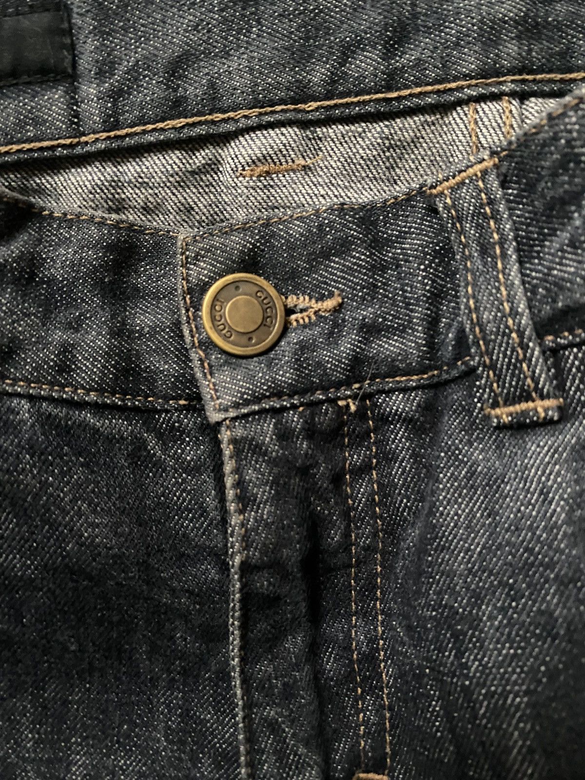 Gucci GUCCI S/S 2002 “heart” uncut denim Size US 28 / EU 44 - 5 Thumbnail