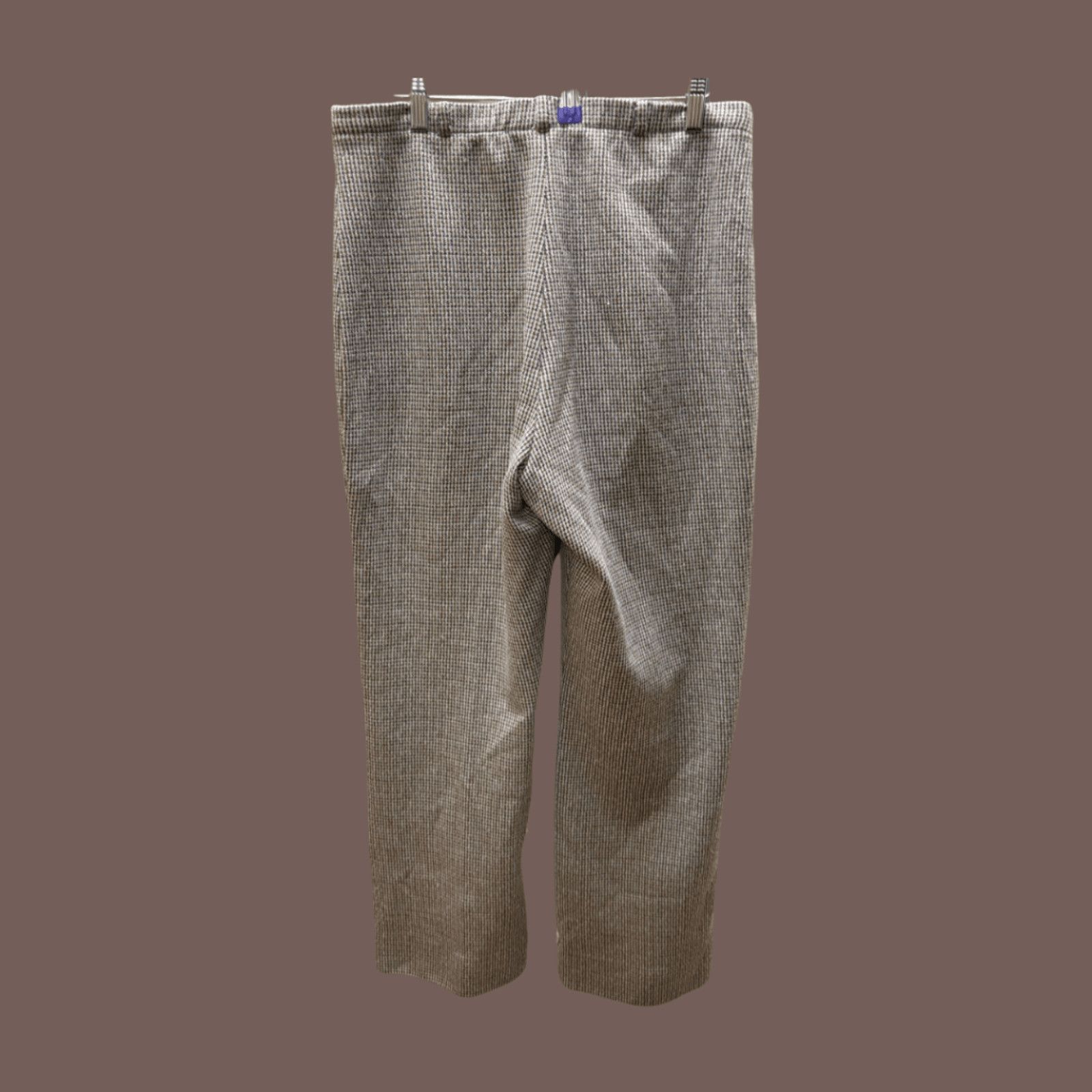 Jantzen × Vintage VTG Houndstooth Trousers | Jantzen Elastic Waist | 70s Mod Size 32" / US 10 / IT 46 - 2 Thumbnail
