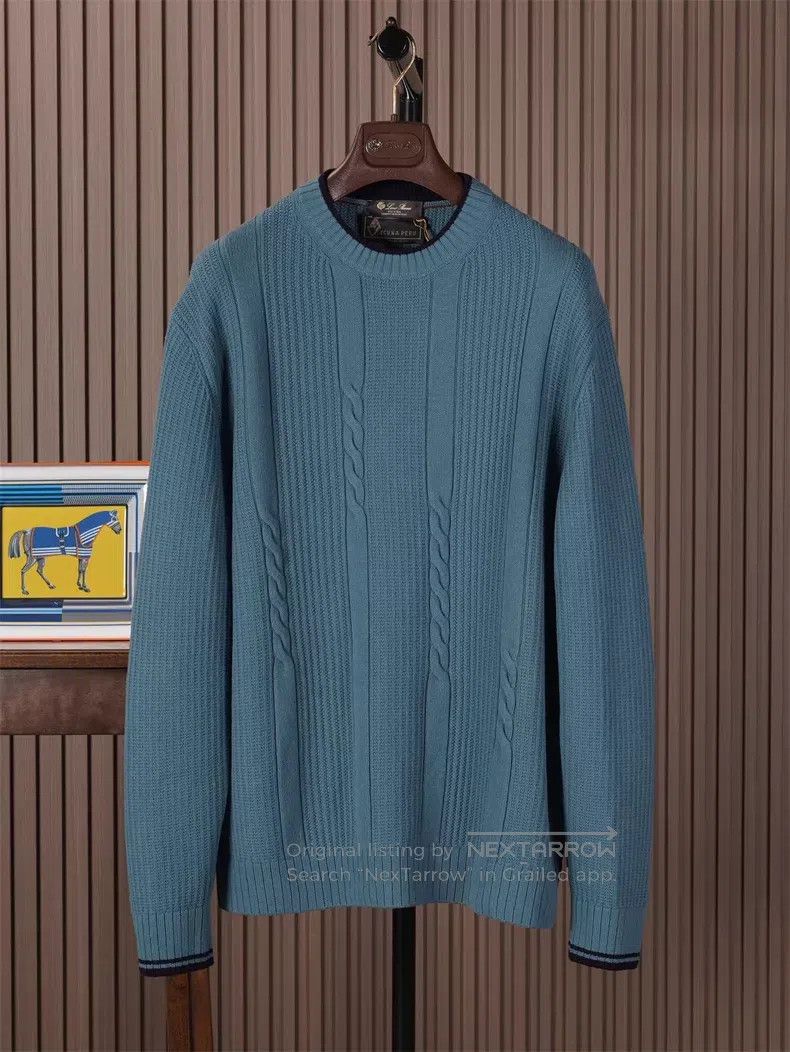 Loro Piana Loro Piana Men's Heavyweight Camel Knit Sweater Size US XL / EU 56 / 4 - 2 Thumbnail