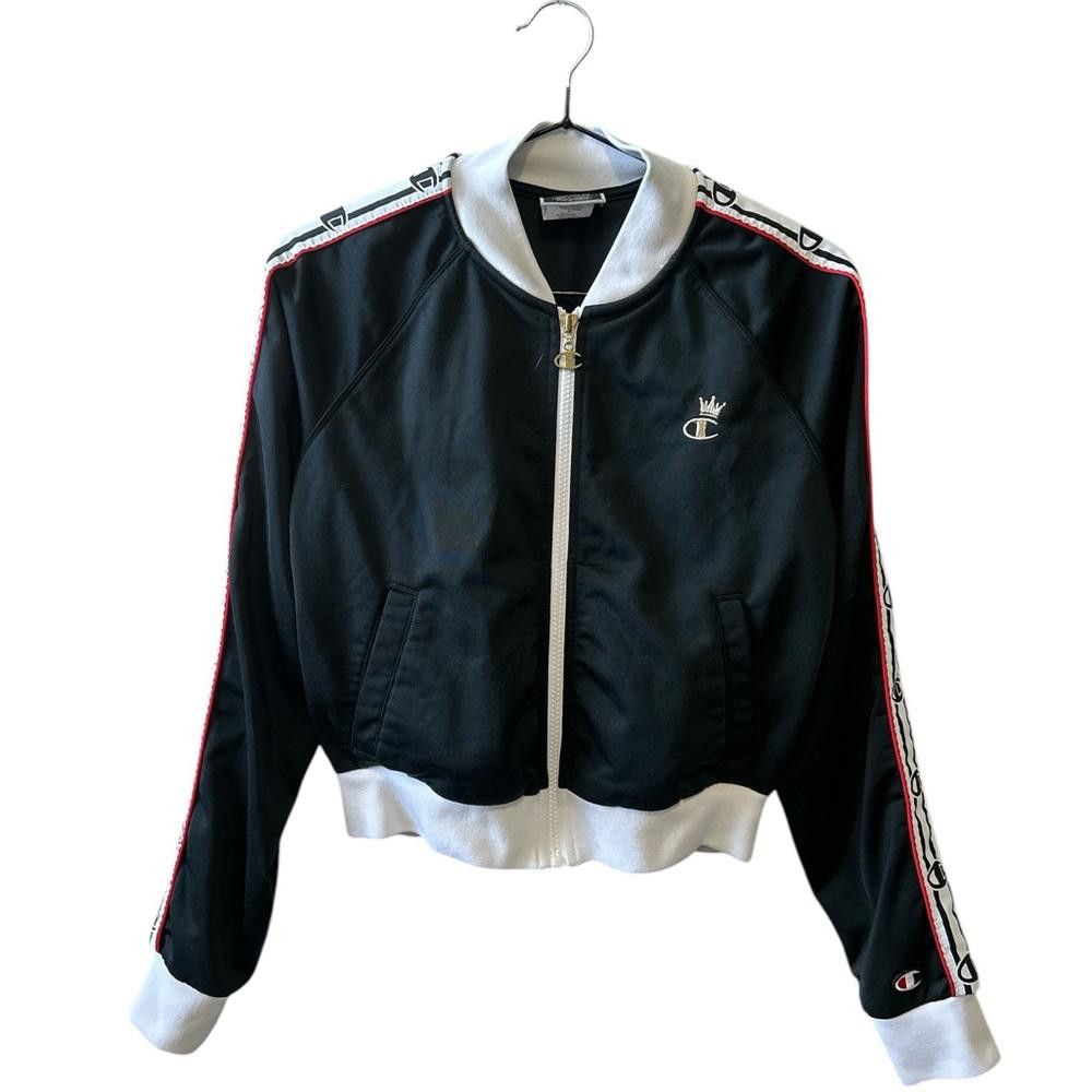 Champion Champion Track Jacket - Black/White - X-Small Size XS / US 0-2 / IT 36-38 - 1 Thumbnail