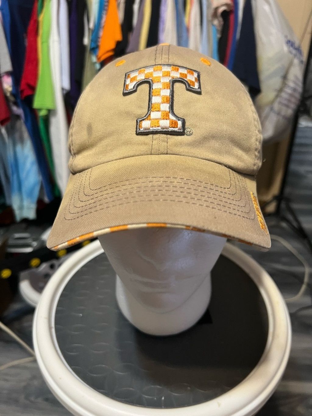 Top Of The World Unisex Top of the World Hat One Size Khaki/Orange Size ONE SIZE - 1 Thumbnail