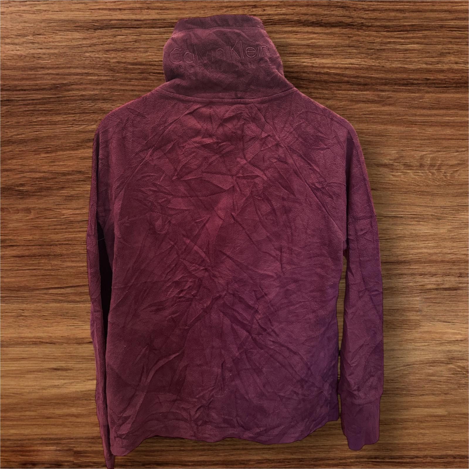 The Unbranded Brand Maroon colour fleece style Calvin Klein fleece Size ONE SIZE - 2 Thumbnail