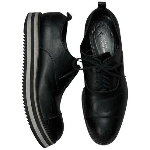 Comme des Garcons Comme des Garcons Homme Striped Platoform Derbies Size US 8.5 / EU 41-42 - 1 Thumbnail
