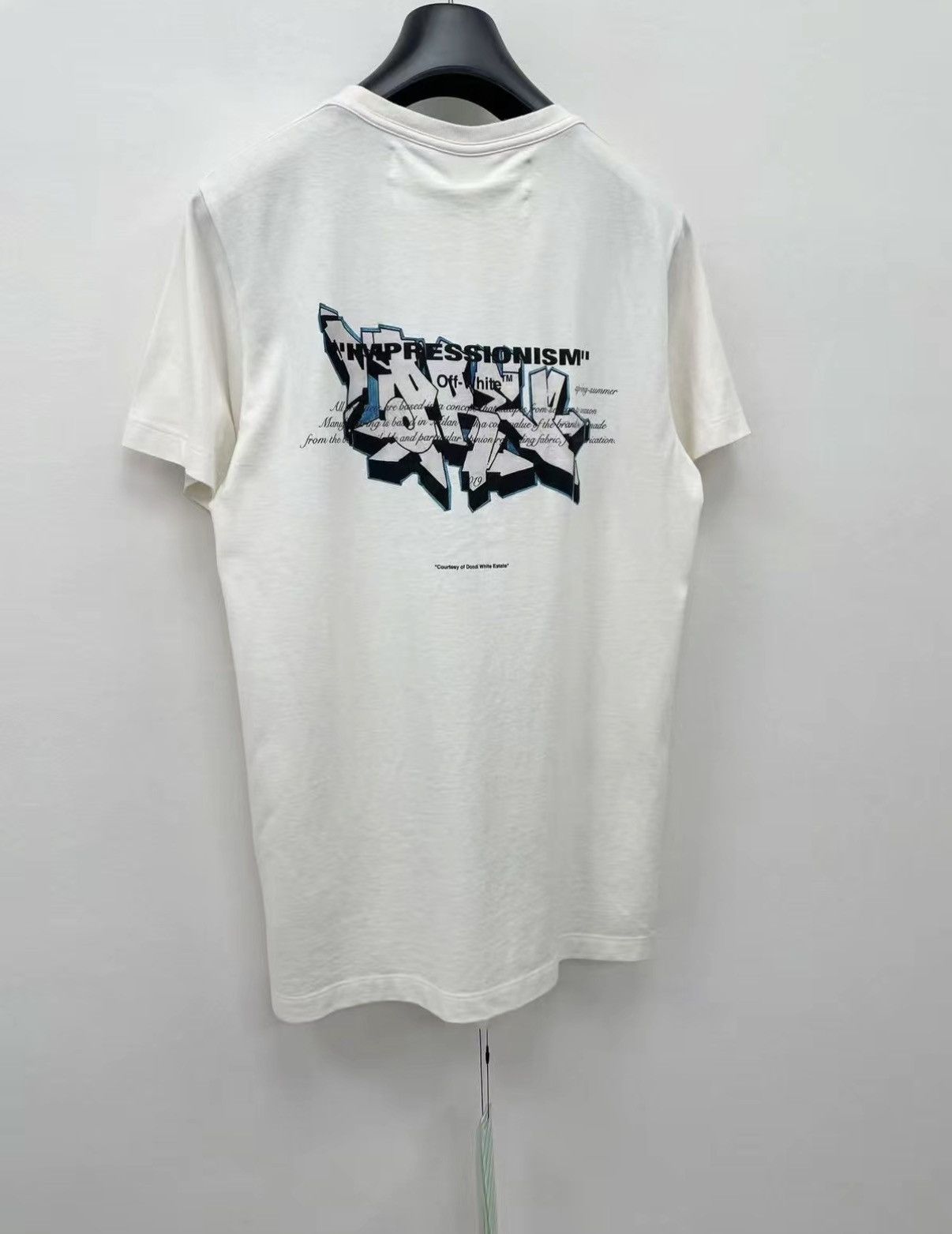 Off-White OFF-WHITE 100% Cotton Short Sleeve T-shirt J30 Size US S / EU 44-46 / 1 - 2 Thumbnail