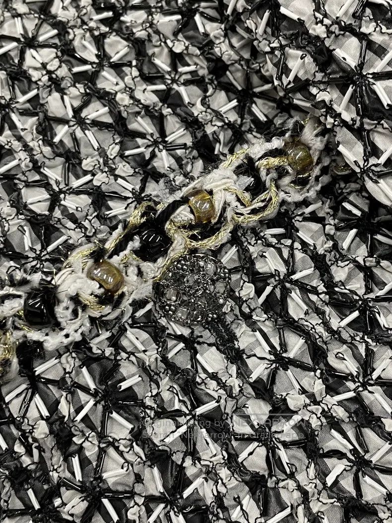 Chanel Chanel Heavy industry beaded two-pocket lace stitching jac Size XS / US 0-2 / IT 36-38 - 4 Thumbnail