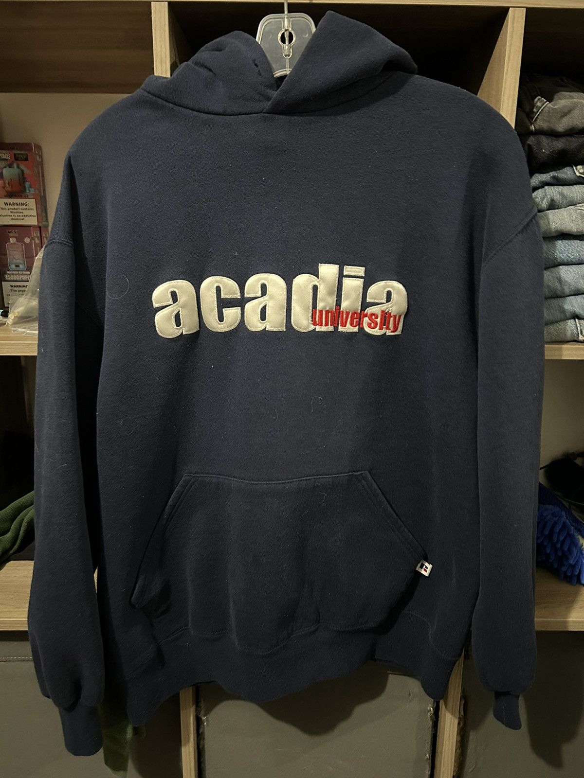 Russell Athletic Vintage 90s Russel Athletic Made In USA Acadia University Size US L / EU 52-54 / 3 - 1 Thumbnail