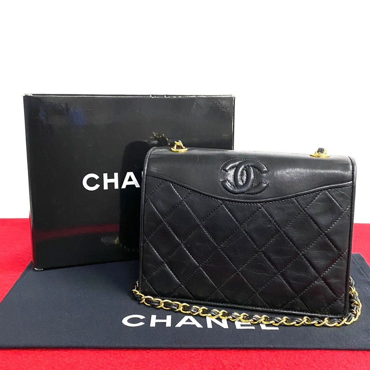 Chanel Chanel Shoulder Bag Black Leather Size ONE SIZE - 1 Thumbnail