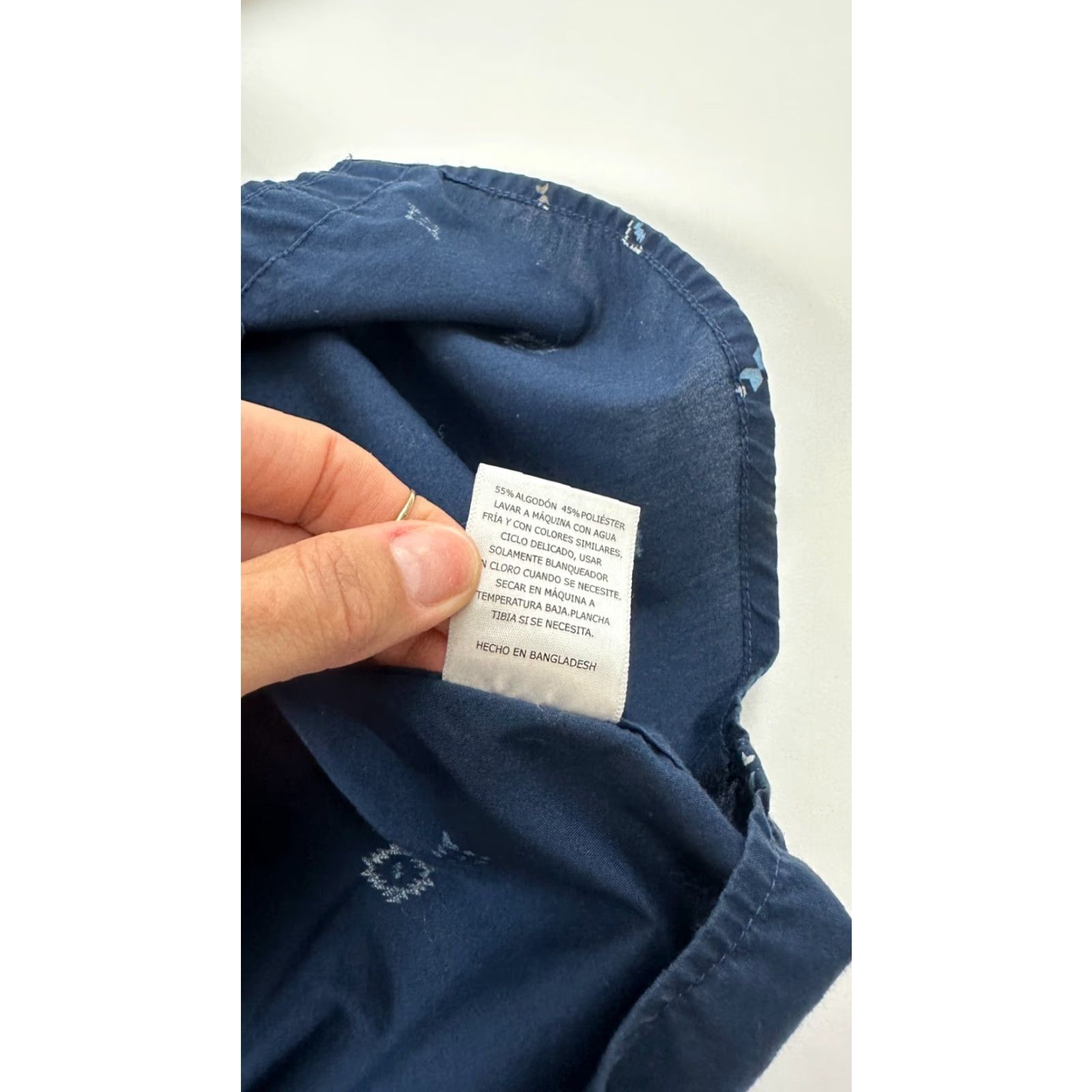 Levi's Levi's Button-Up Shirt Mens Small Blue Geometric Cotton Short Sleeve Casual Size US S / EU 44-46 / 1 - 6 Thumbnail