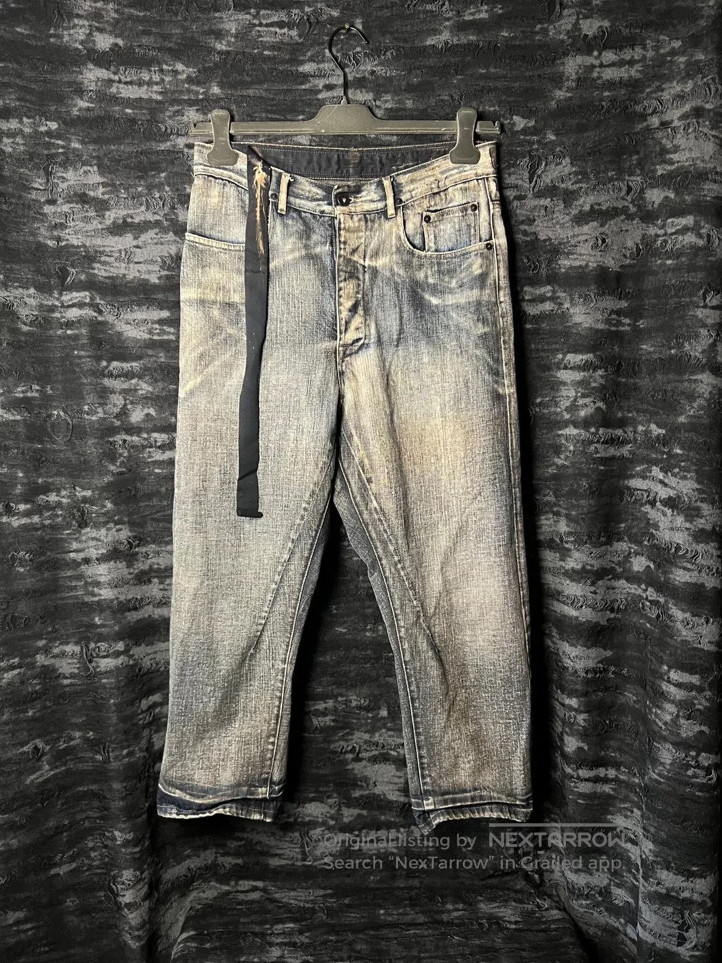 Rick Owens Rick Owens Distressed Cropped Trousers. Size US 31 - 1 Thumbnail