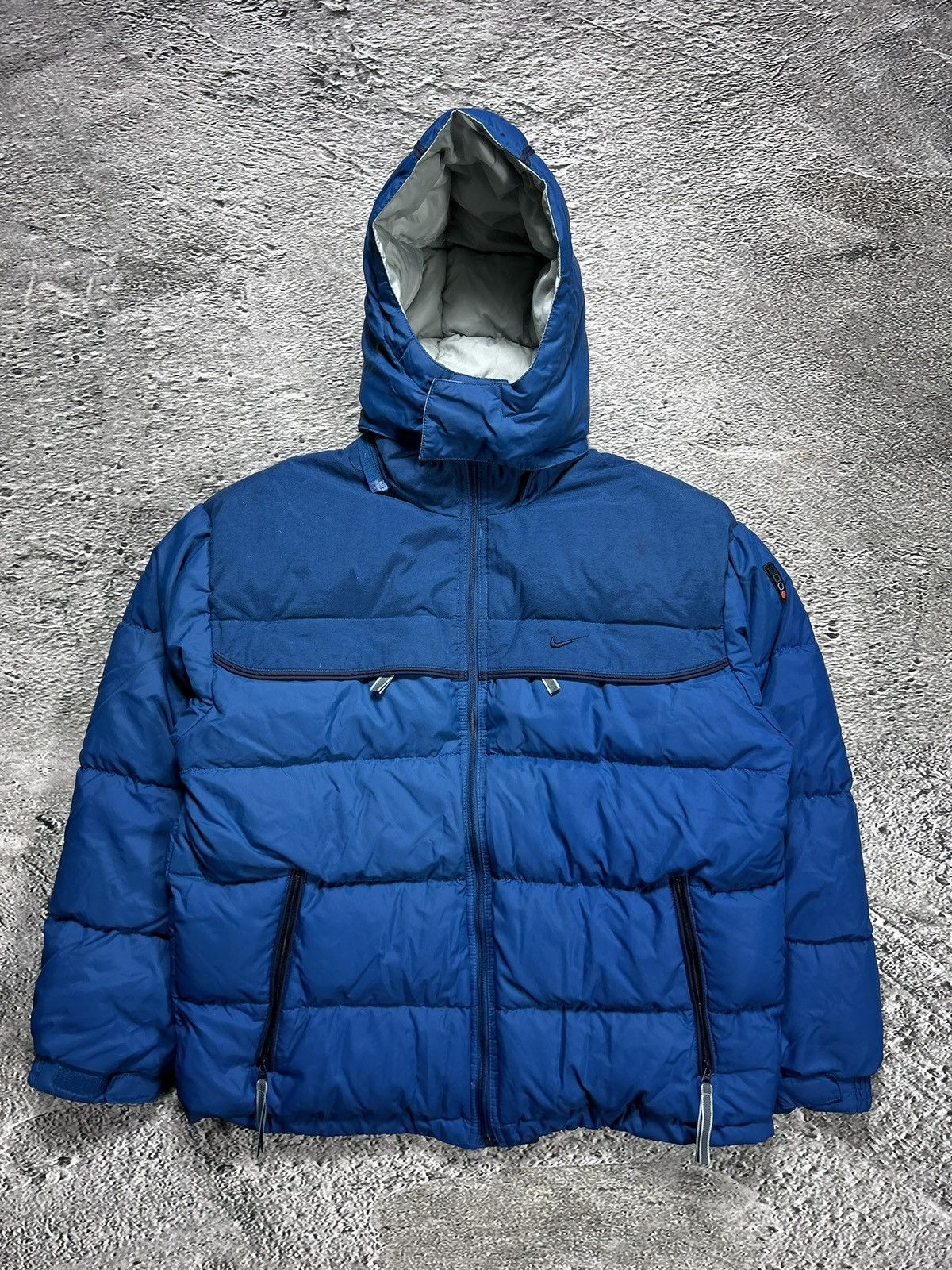 Nike × Vintage Nike puffer jacket blue vintage 90s down Size US S / EU 44-46 / 1 - 1 Thumbnail