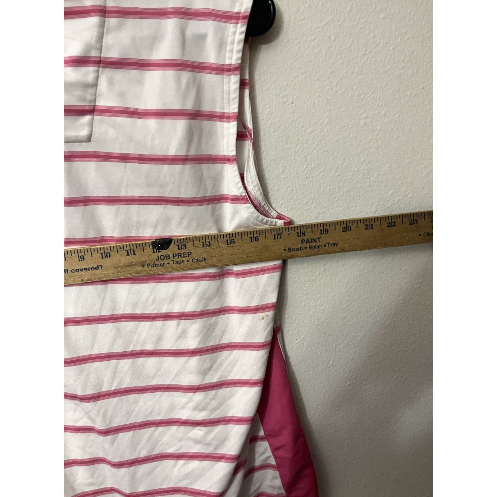 Adidas Adidas Womens Polo Shirt Climacool Sleeveless Pink Stripe L Casual Sportswear Shirt Womens L Pink Striped Polo Climacool Collar Adidas Size L / US 10 / IT 46 - 4 Thumbnail