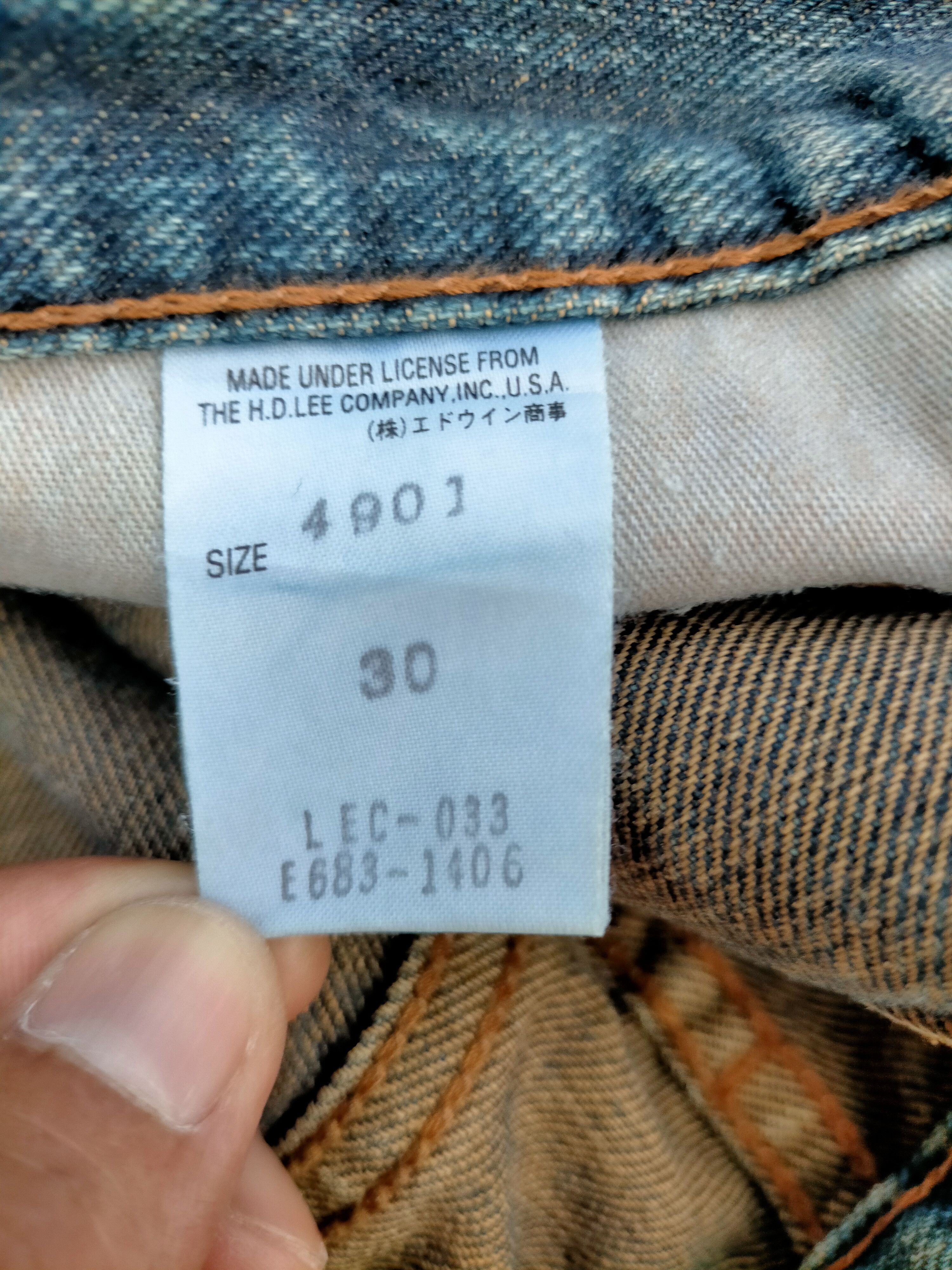 Japanese Brand Flare Jeans Lee Boot cut denim Size US 30 / EU 46 - 18 Thumbnail
