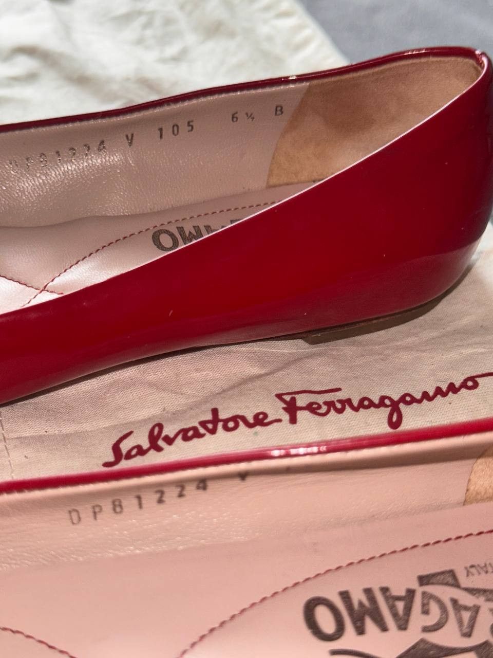 Salvatore Ferragamo Varina Ballet Flats Size US 6.5 / IT 36.5 - 1 Thumbnail