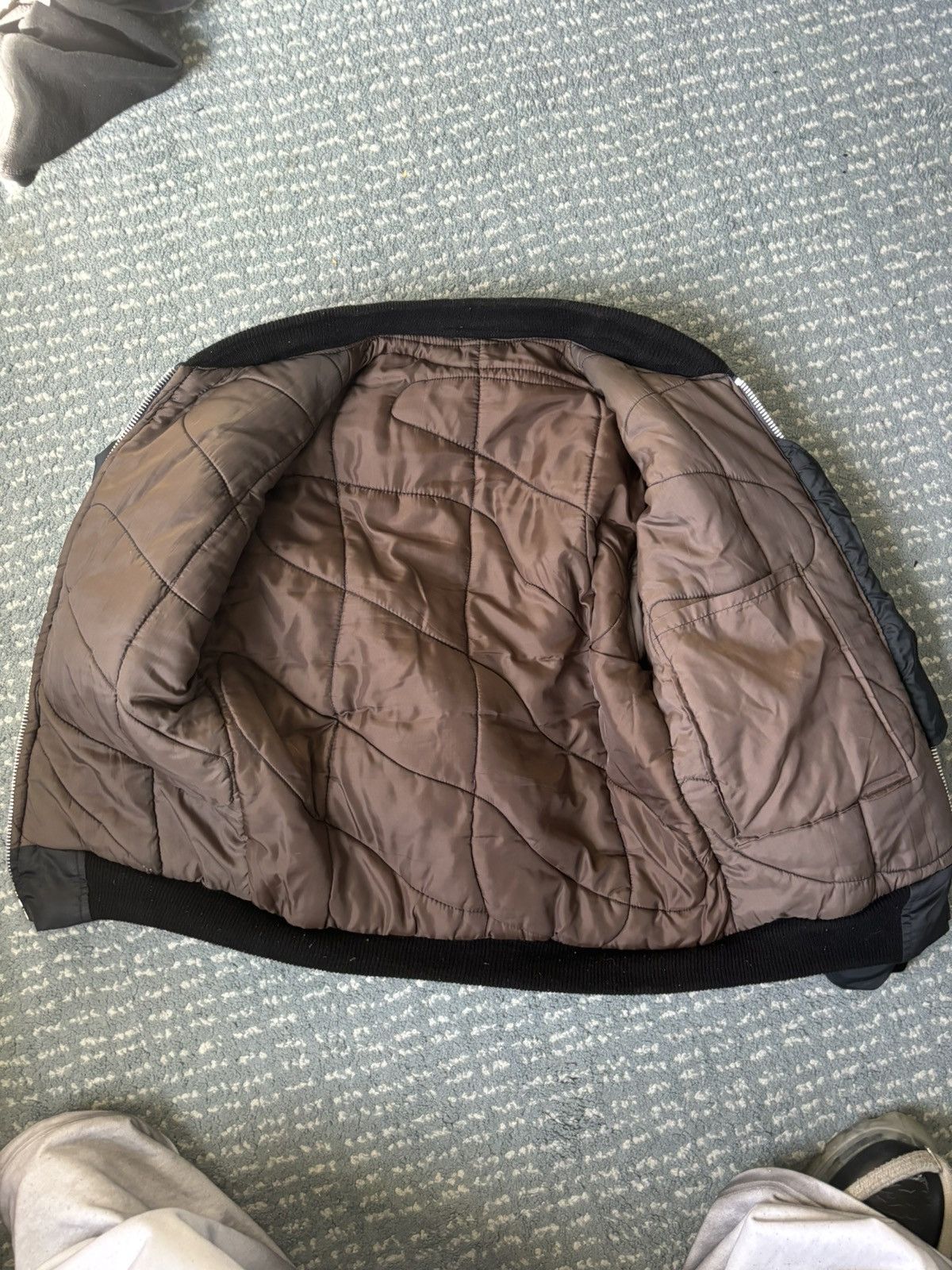 Japanese Brand × Vintage Crazy ERD style vintage bomber jacket with hard wear Size US M / EU 48-50 / 2 - 5 Thumbnail