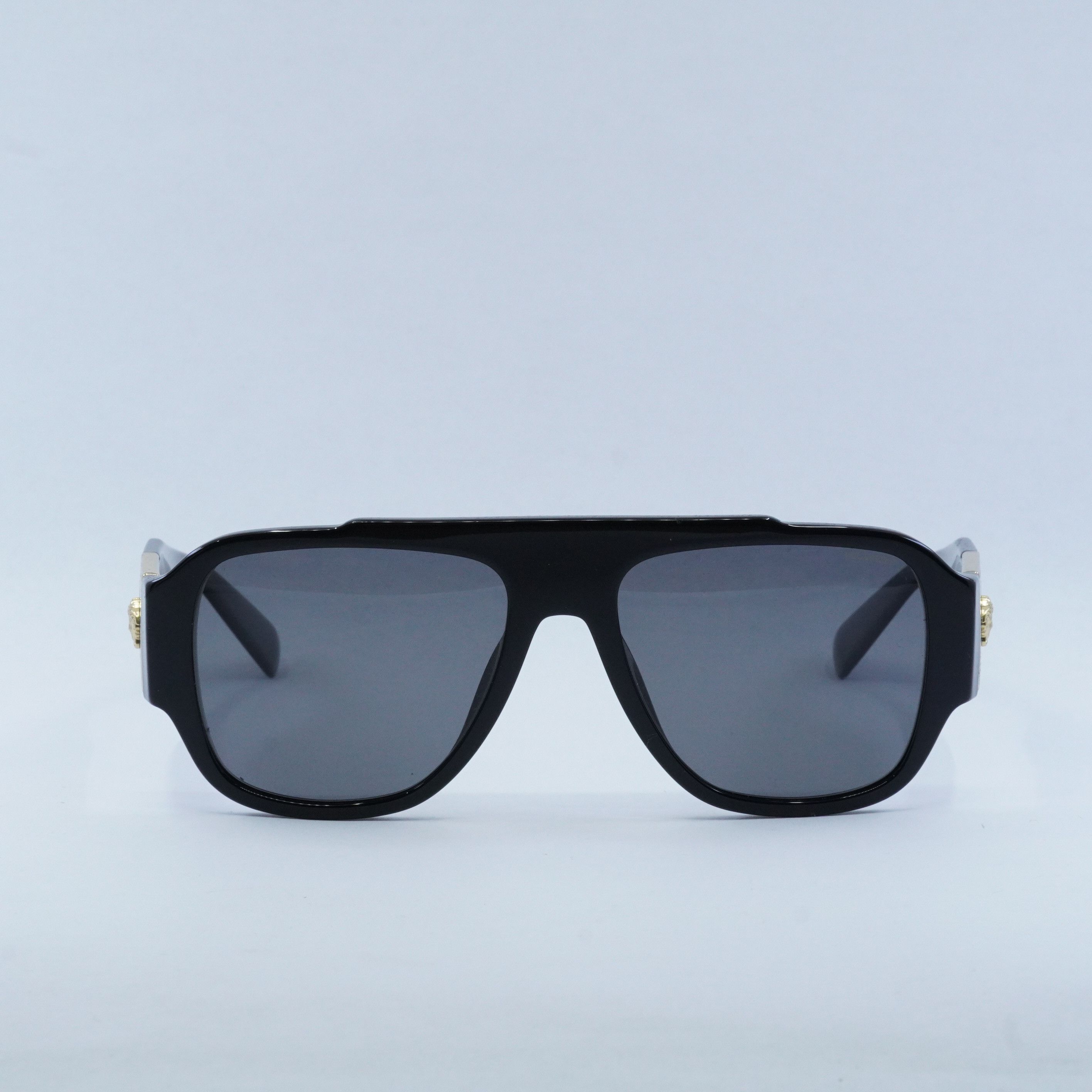 Versace Versace VE4436U GB1/81 Sunglasses Black Aviator Frame Size ONE SIZE - 4 Thumbnail