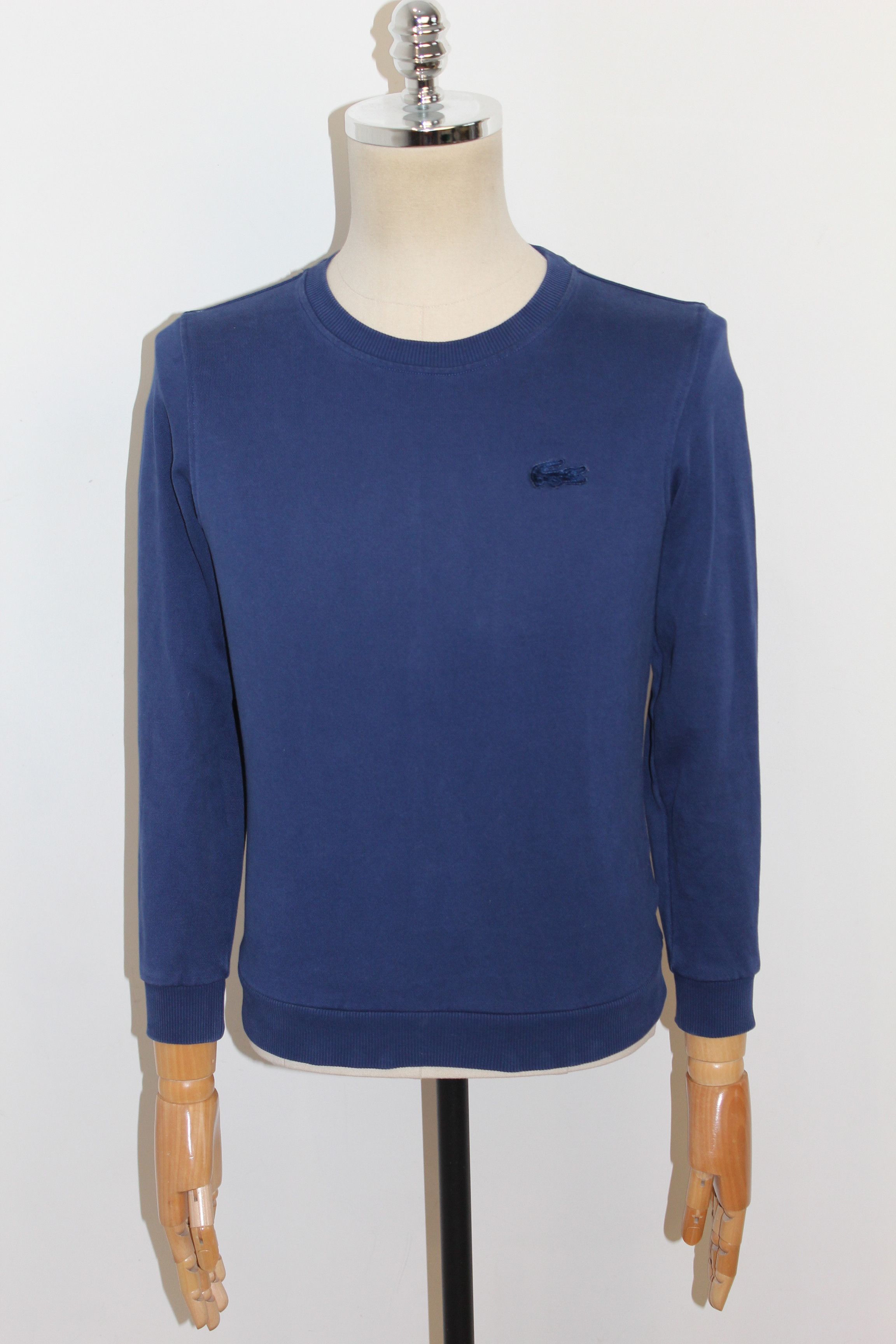 Lacoste Women's Lacoste Live Blue Jumper Sweater Size S / US 4 / IT 40 - 3 Thumbnail