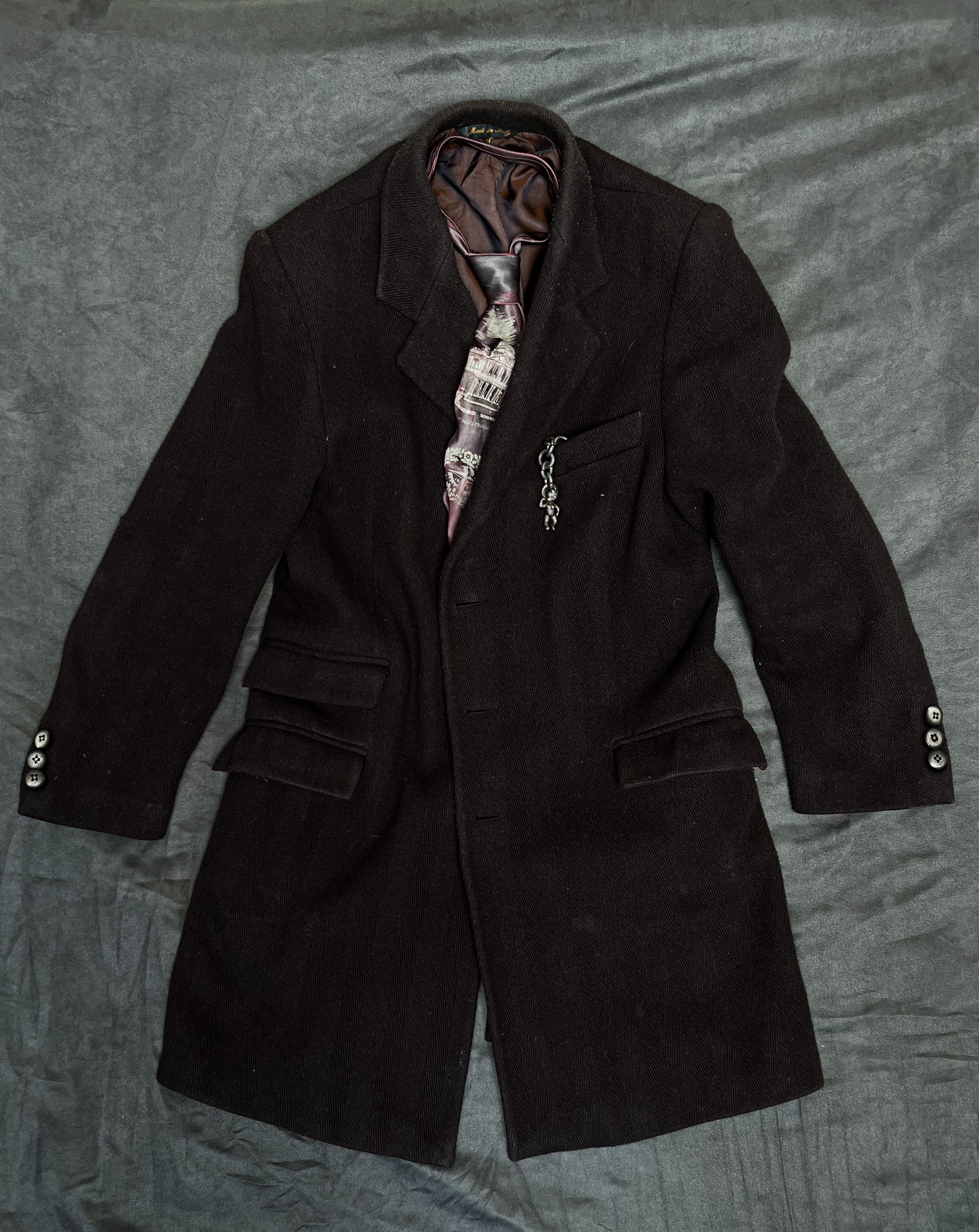 Vintage Victorian Style Wool Overcoat,CARRAICHandcraftSilverButtons Size US M / EU 48-50 / 2 - 1 Thumbnail