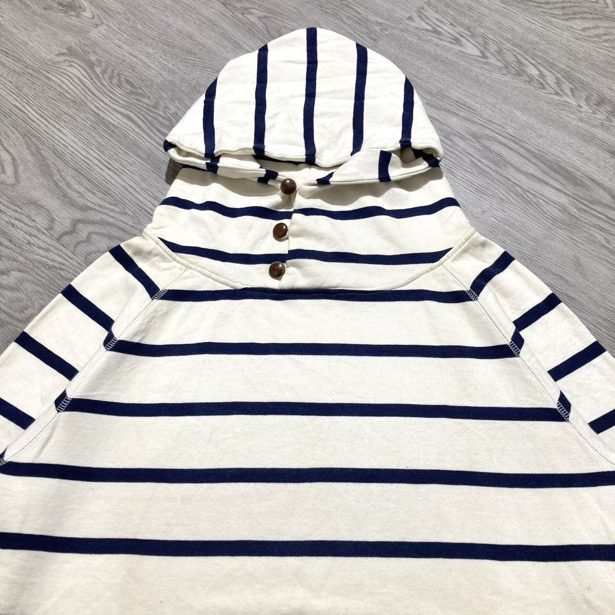 20471120 2000s Go Slow Caravan Striped Unique Hoodie Kapital Style Size US L / EU 52-54 / 3 - 3 Thumbnail