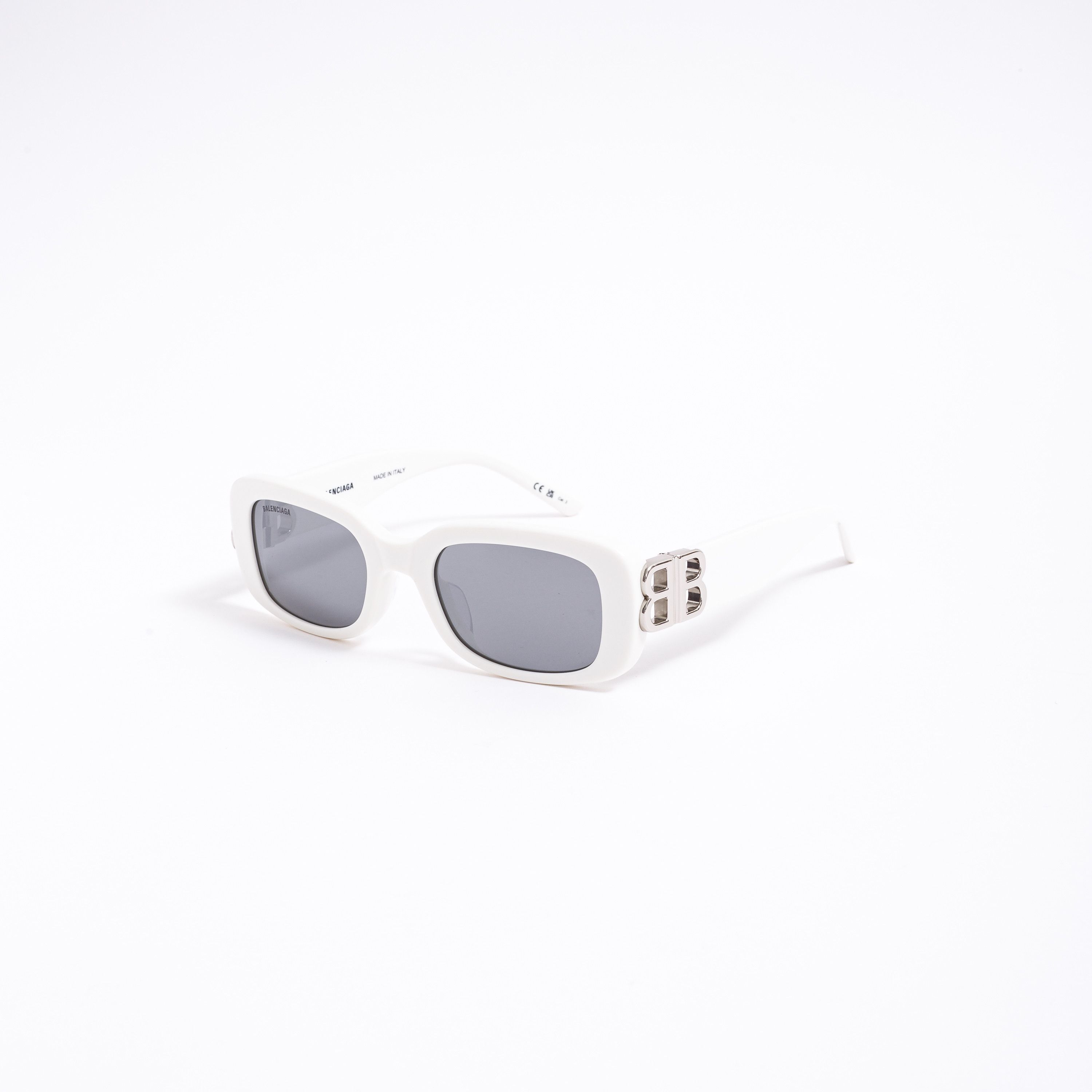BALENCIAGA BB0310SK 003 Sunglasses WHITE