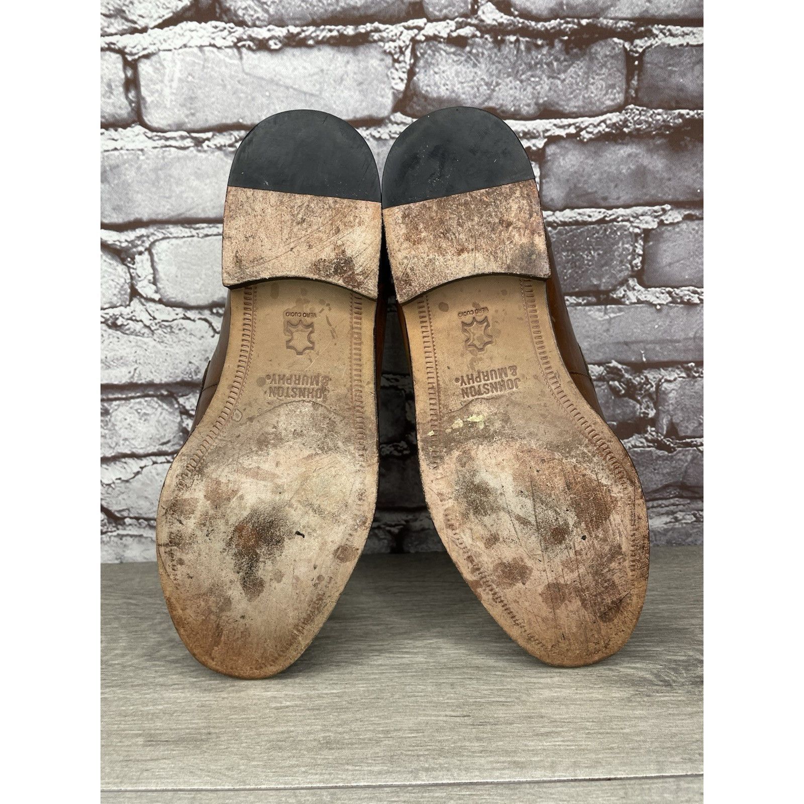 Johnston & Murphy Johnston & Murphy Brown Leather Tassel Loafers Dress Shoes M Size US 11.5 / EU 44-45 - 23 Thumbnail