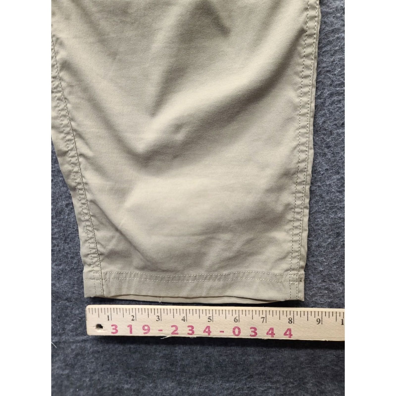 Vintage Duluth Armachillo Pants Mens L 32x32 Relaxed Fit Straight Leg Cargo Pant Nylon Spandex Beige Size US 33 - 7 Thumbnail