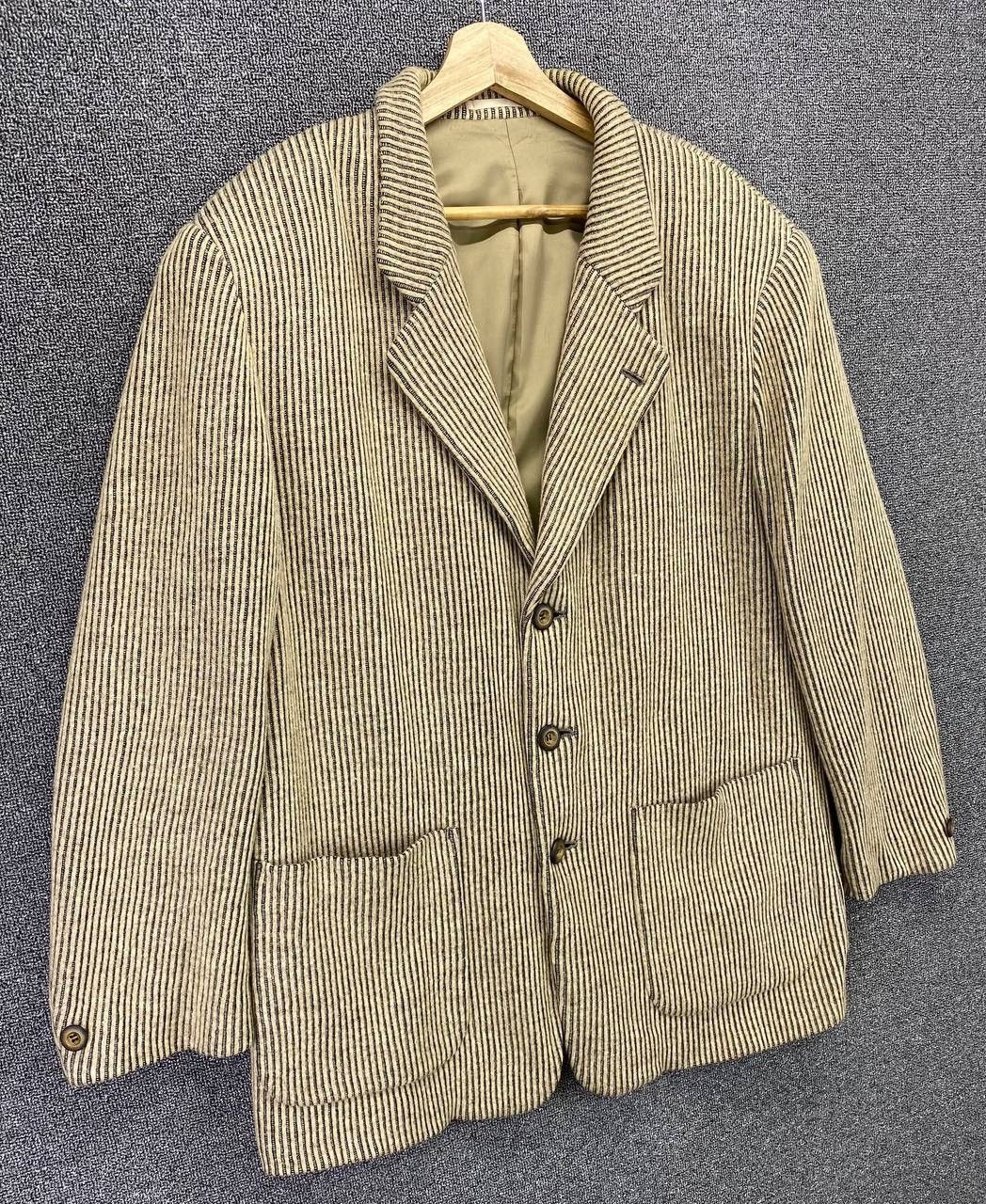 Lanvin Vintage Lanvin Paris Corduroy Coat Jacket Size US L / EU 52-54 / 3 - 2 Thumbnail