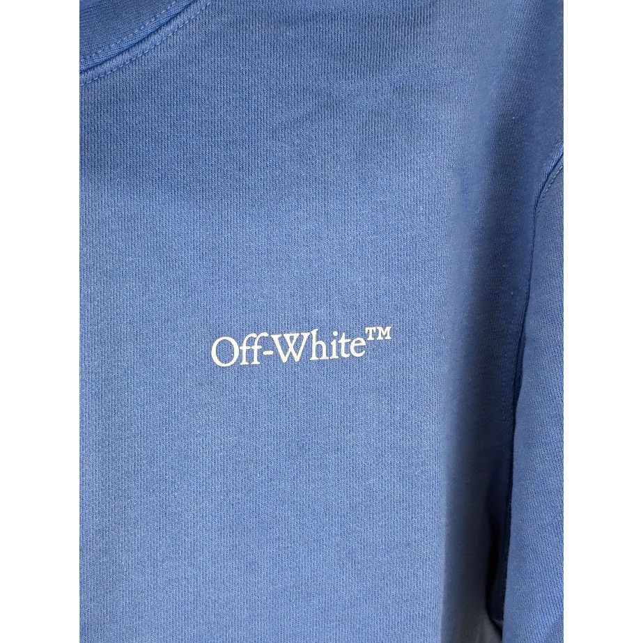 Off-White o1rshd1 SMR- Ibiza Hoodie in Blue White Size US M / EU 48-50 / 2 - 7 Thumbnail
