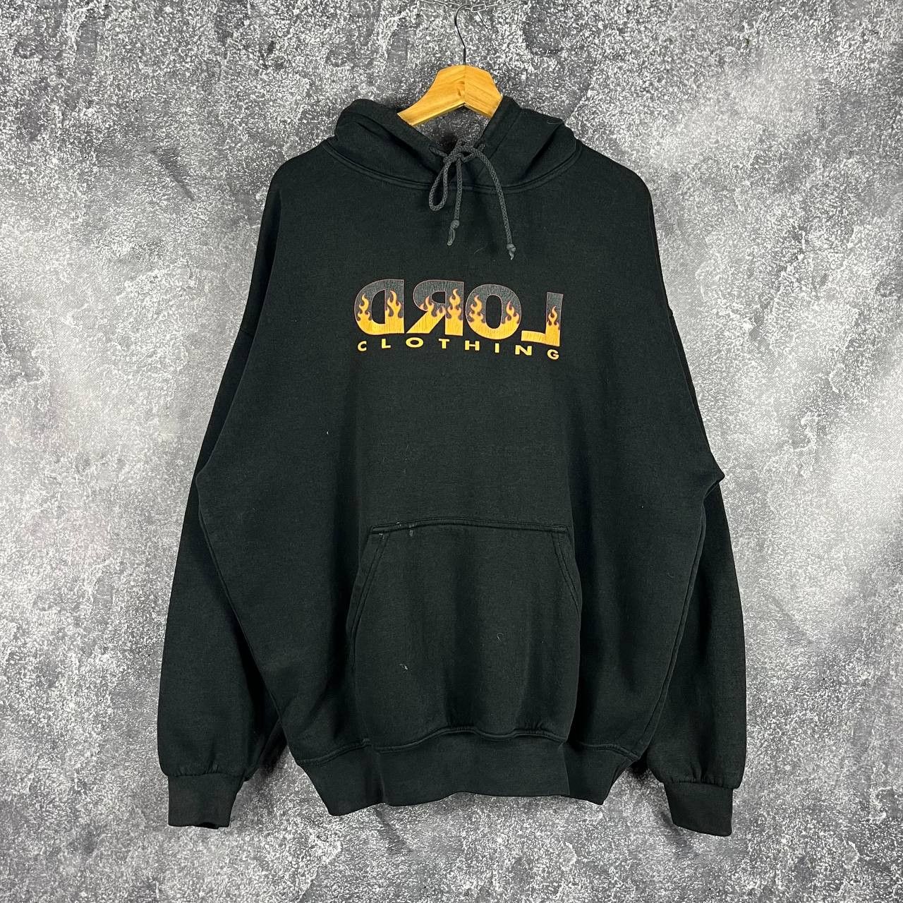 Lord Clothing Skateboards BMX Flame Logo Vintage Hoodie 90s