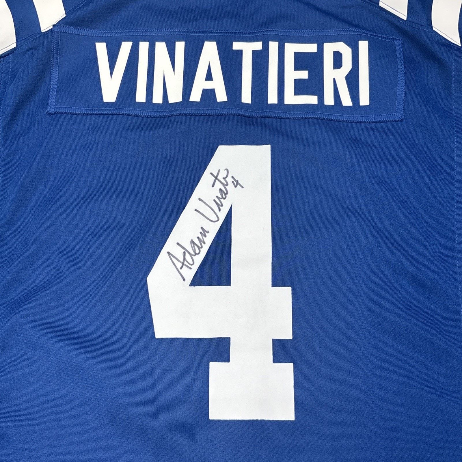 Nike NFL NIKE On Field Mens Large Adam Vinatieri Signed Jersey Size US L / EU 52-54 / 3 - 2 Thumbnail