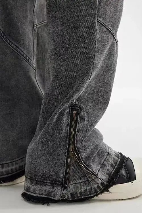 Jean Maruyama x Yuk Vintage high street washed loose ripped jeans Size US 30 / EU 46 - 7 Thumbnail