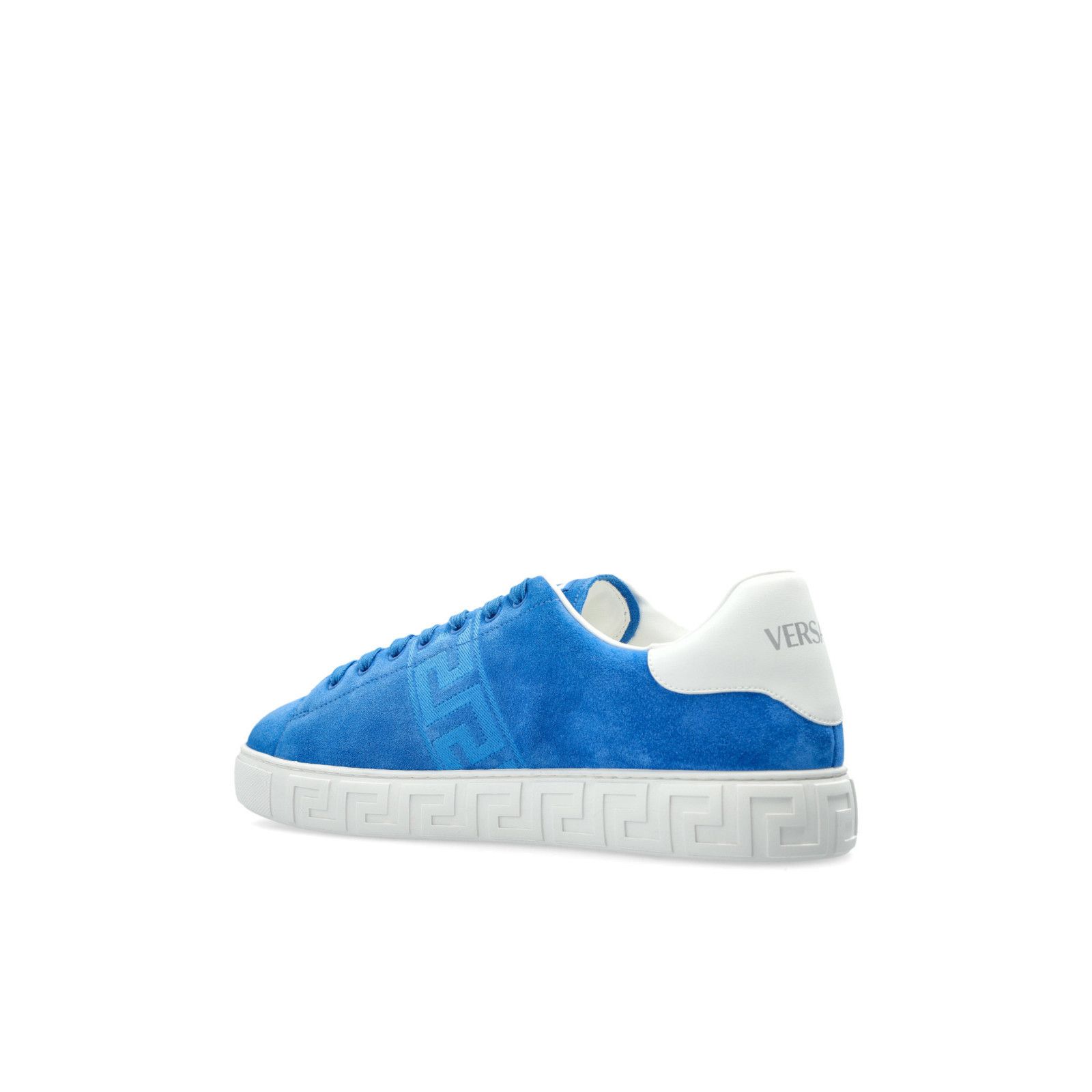 VERSACE Blue Suede Sports Sneakers New And Authentic (Men's