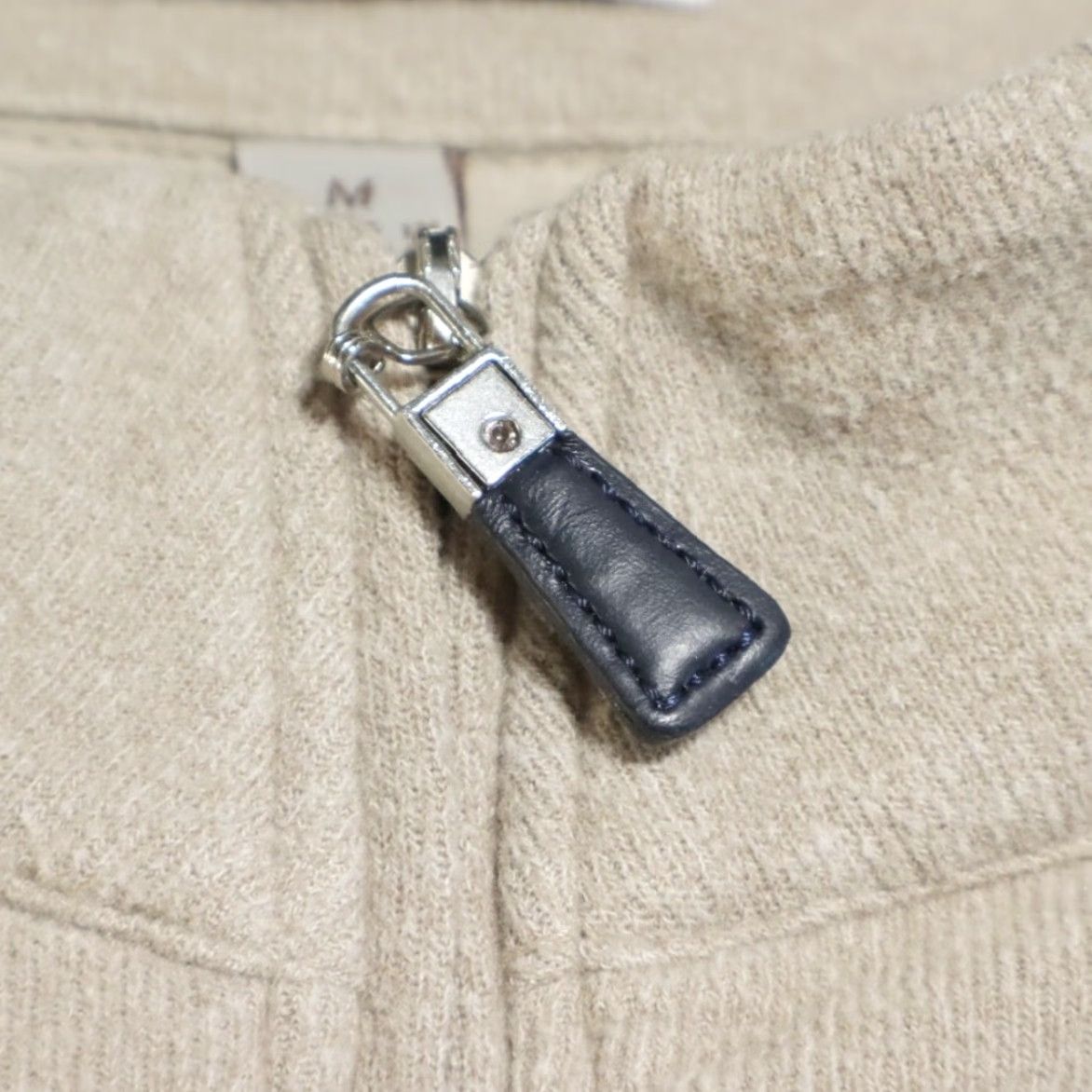 Peter Millar Peter Millar Knit 1/4 Zip Pullover Sweater Wheat Men L Shirt Size US L / EU 52-54 / 3 - 6 Thumbnail