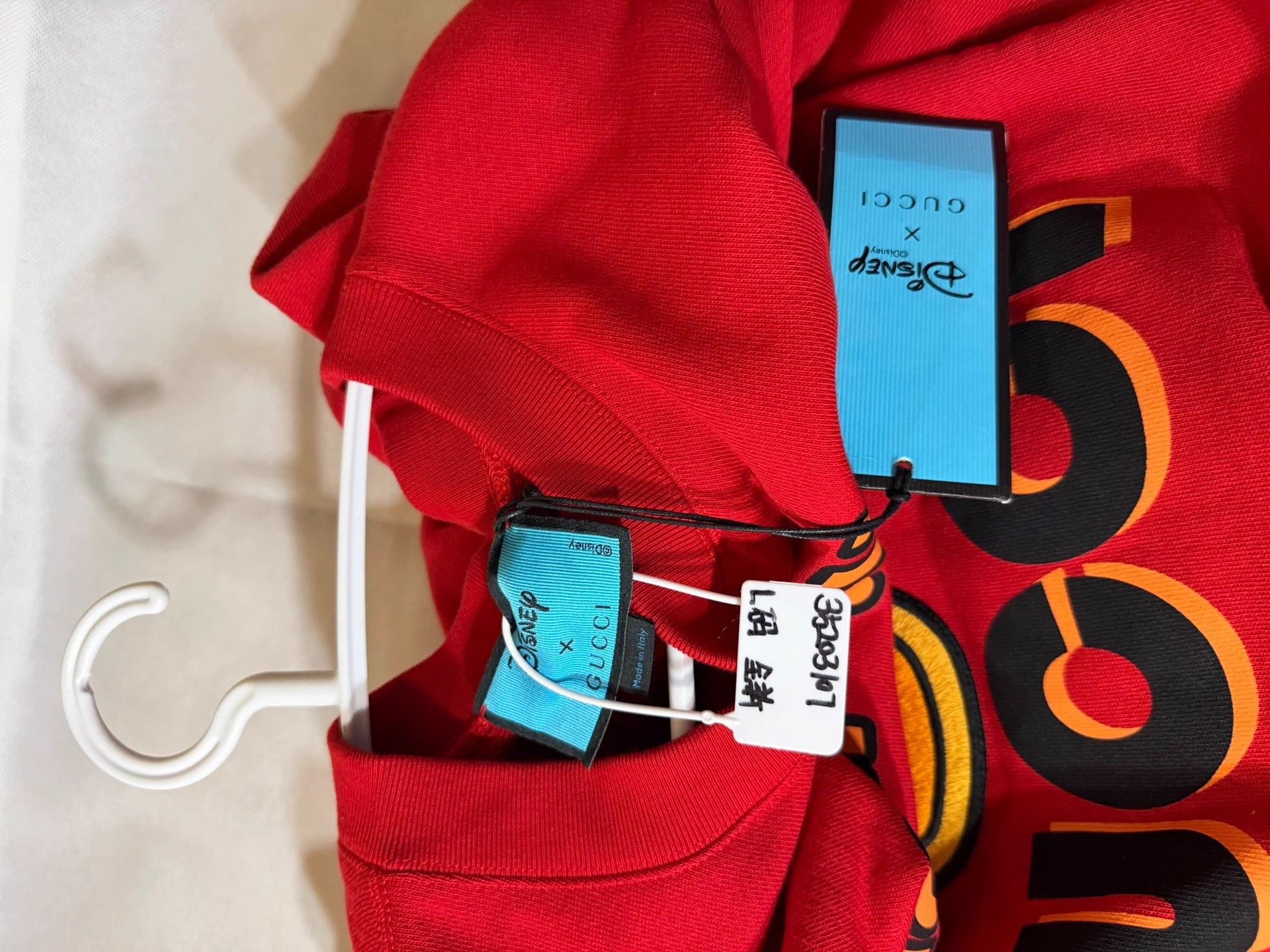 Gucci Gucci x Disney Donald Duck Red Sweatshirt L Bieber Unisex Size US L / EU 52-54 / 3 - 3 Thumbnail